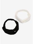 Black & White Knot Soft Headband Set, , alternate