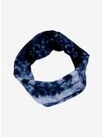 Blue Tie-Dye Soft Headband, , alternate