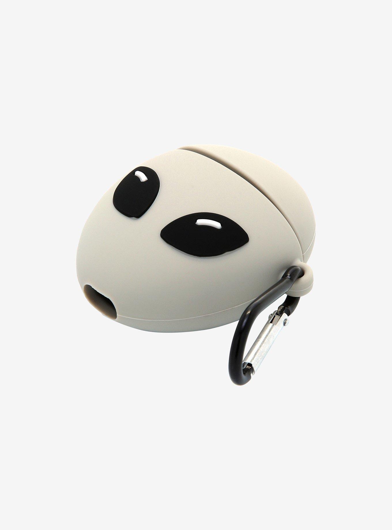 Grey Alien Wireless Earbud Case Cover, , alternate