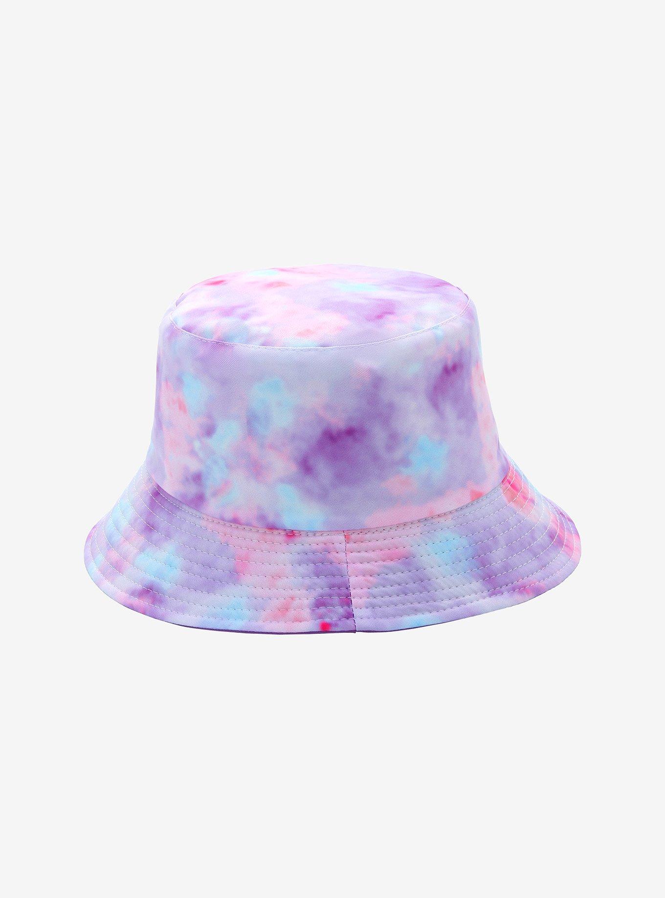 Pink & Purple Tie-Dye Bucket Hat, , alternate