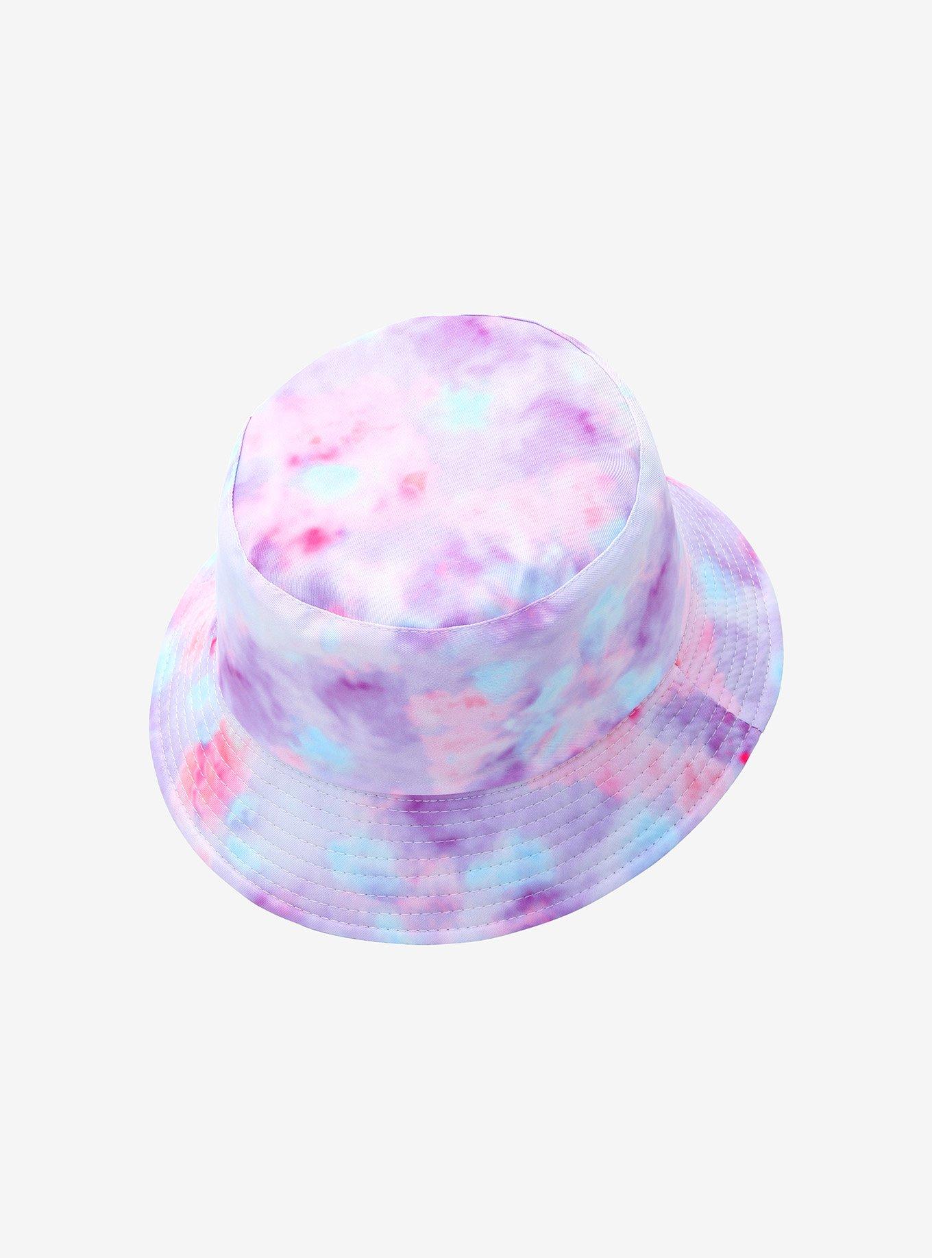 Pink & Purple Tie-Dye Bucket Hat, , alternate