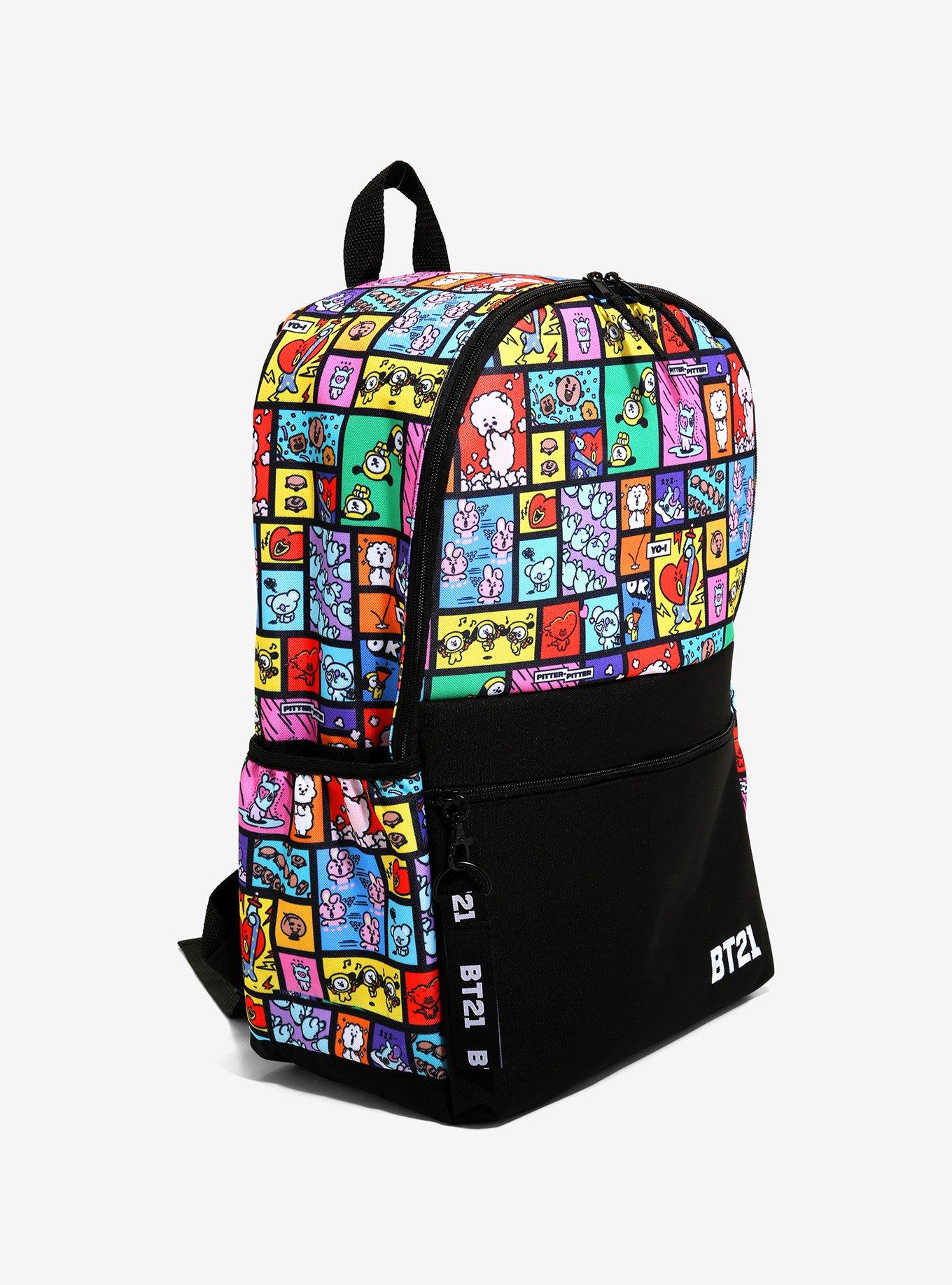 BT21 Color Grid Backpack, , alternate