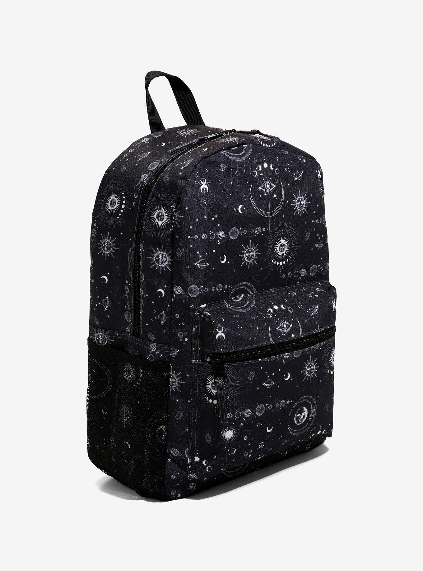 Celestial Beings Black & White Backpack, , alternate