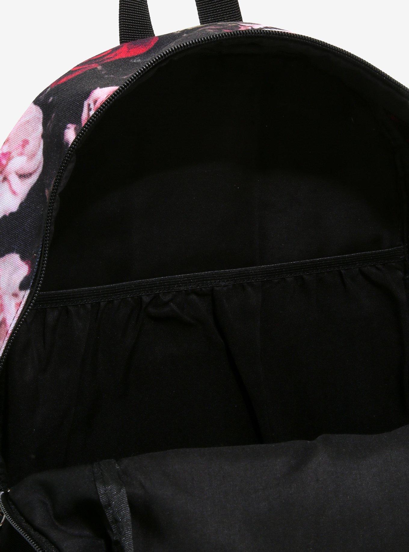 Dickies Dark Floral Canvas Backpack, , alternate