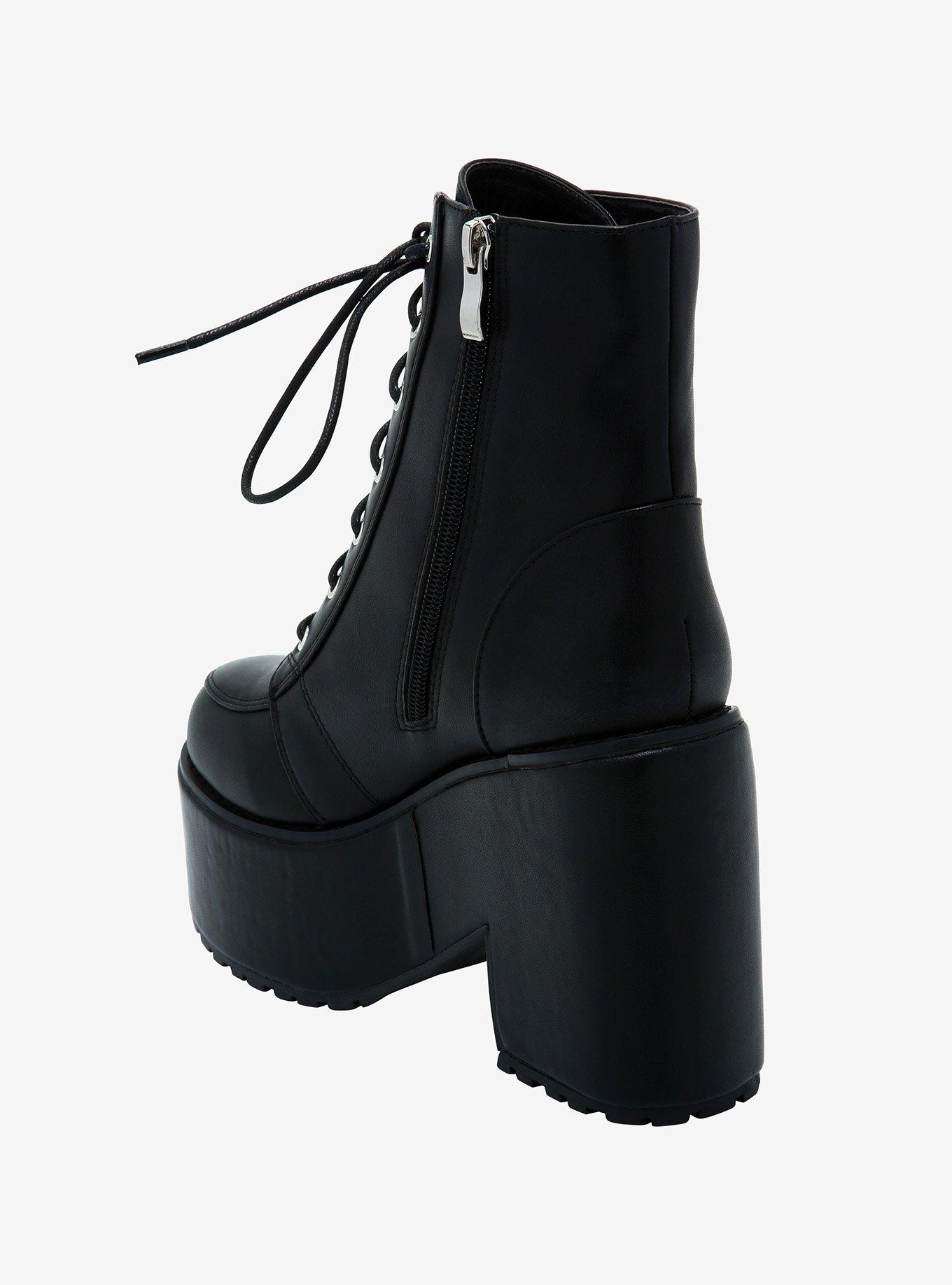 Black Platform Boots, MULTI, alternate