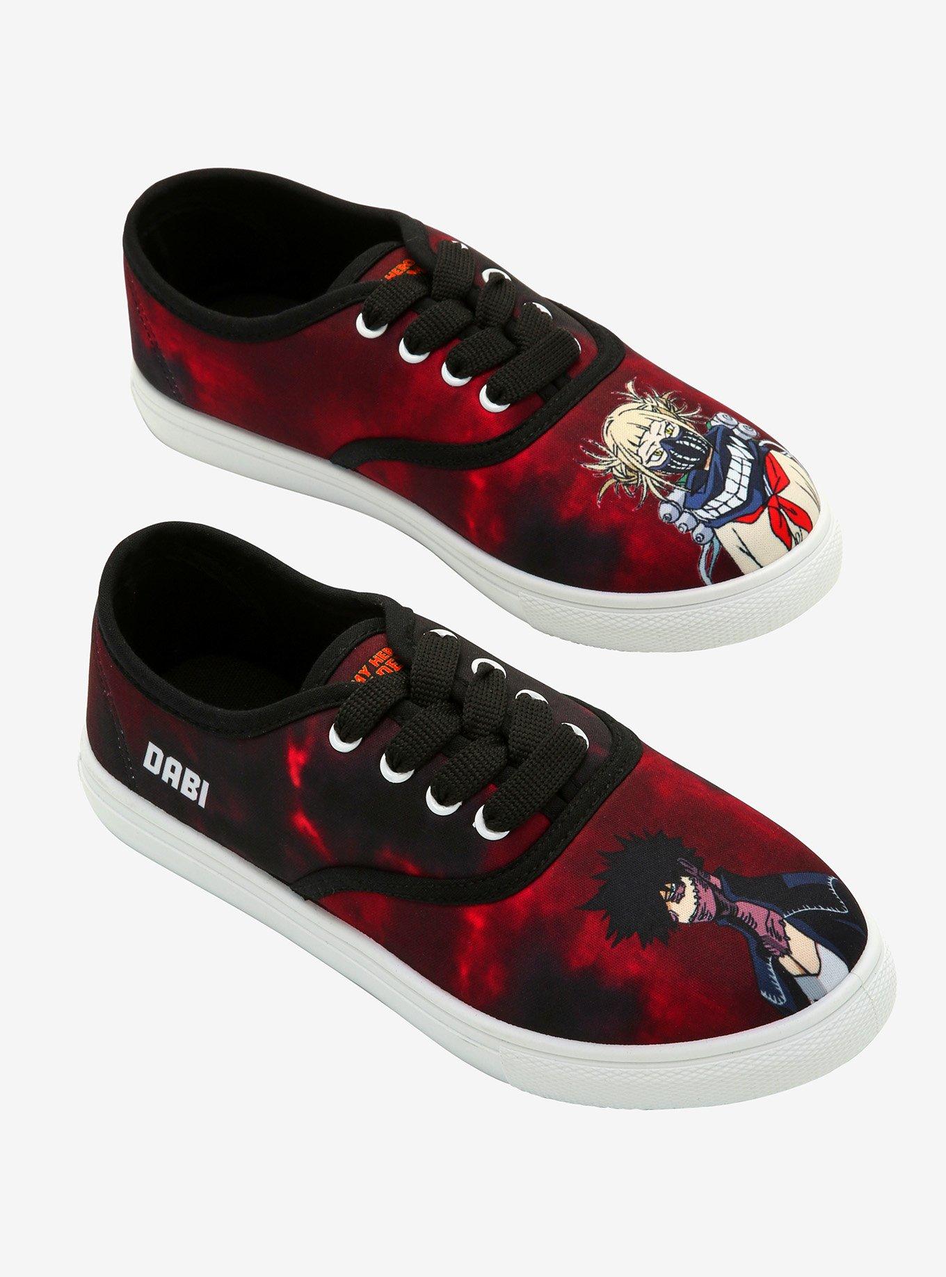 My Hero Academia Dabi & Toga Lace-Up Canvas Shoes, MULTI, alternate