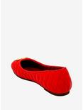 Disney Snow White And The Seven Dwarfs Red Quilted Apple Flats, MULTI, alternate