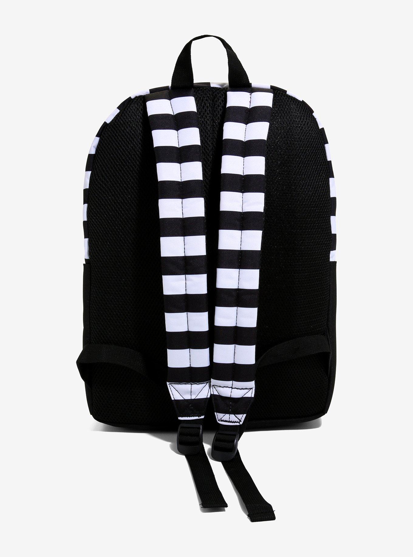 Beetlejuice Portrait Stripe Backpack, , alternate