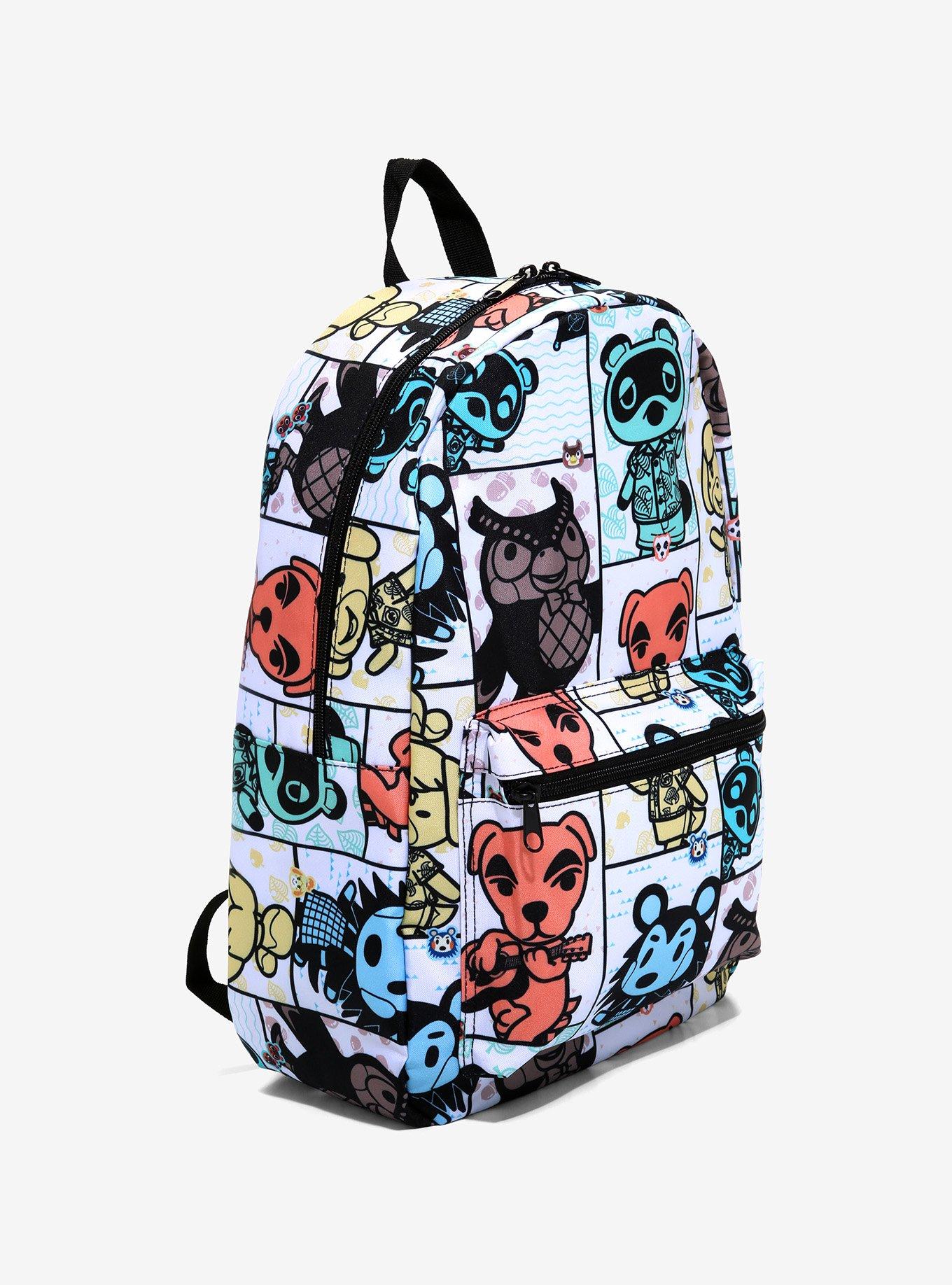 Animal Crossing Characters Pastel Pop Art Backpack, , alternate