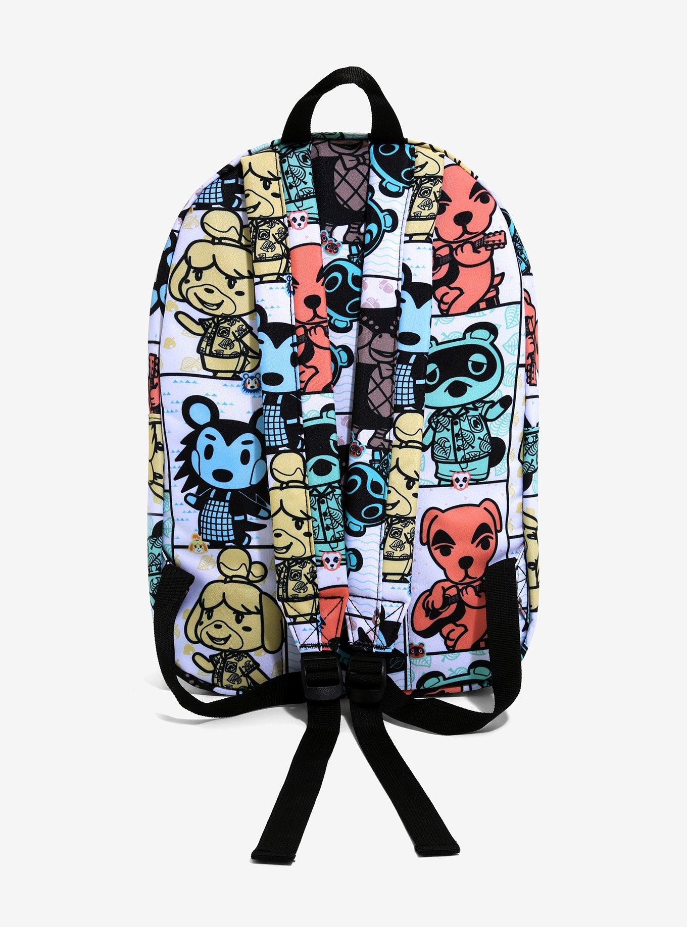 Animal Crossing Characters Pastel Pop Art Backpack, , alternate