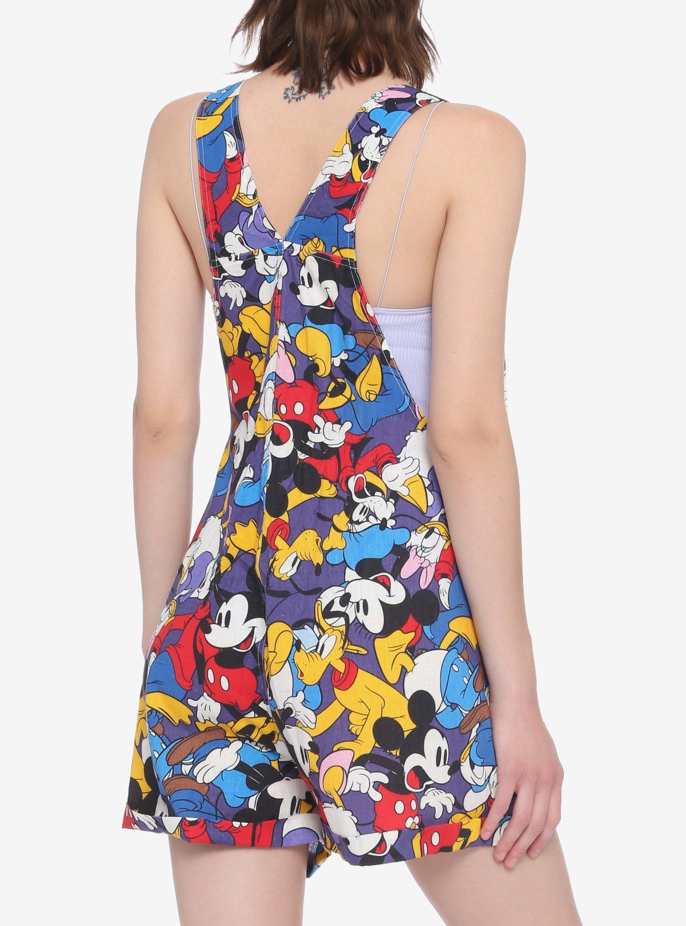 Disney The Sensational Six Tie Linen Shortalls, MULTI, alternate