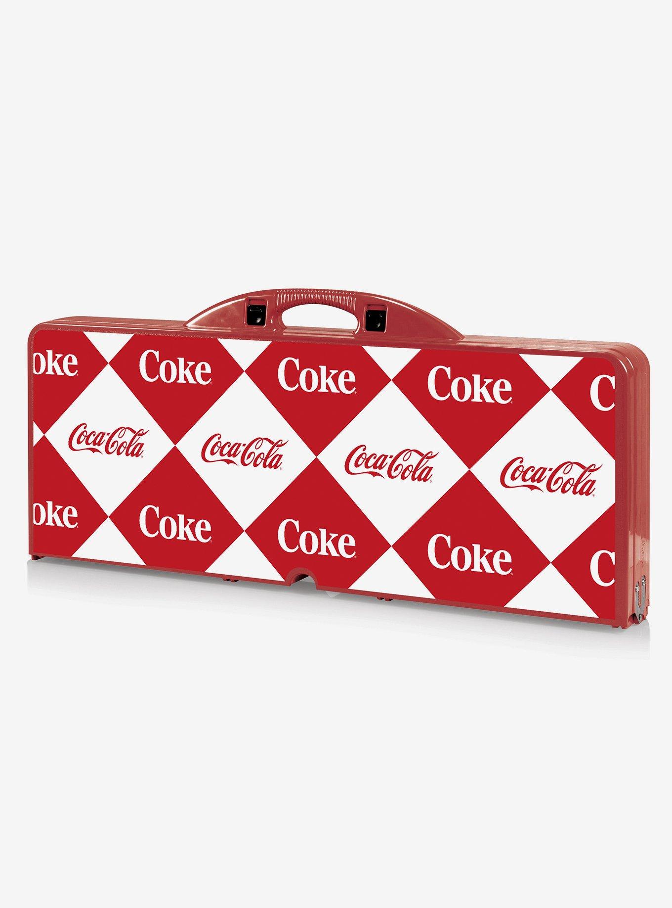 Coca-Cola Checkered Picnic Table