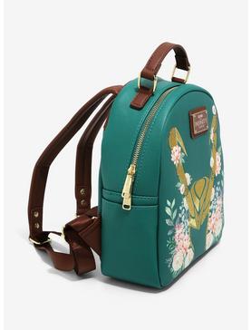Loungefly Marvel Loki Floral Mini Backpack - BoxLunch Exclusive, , hi-res