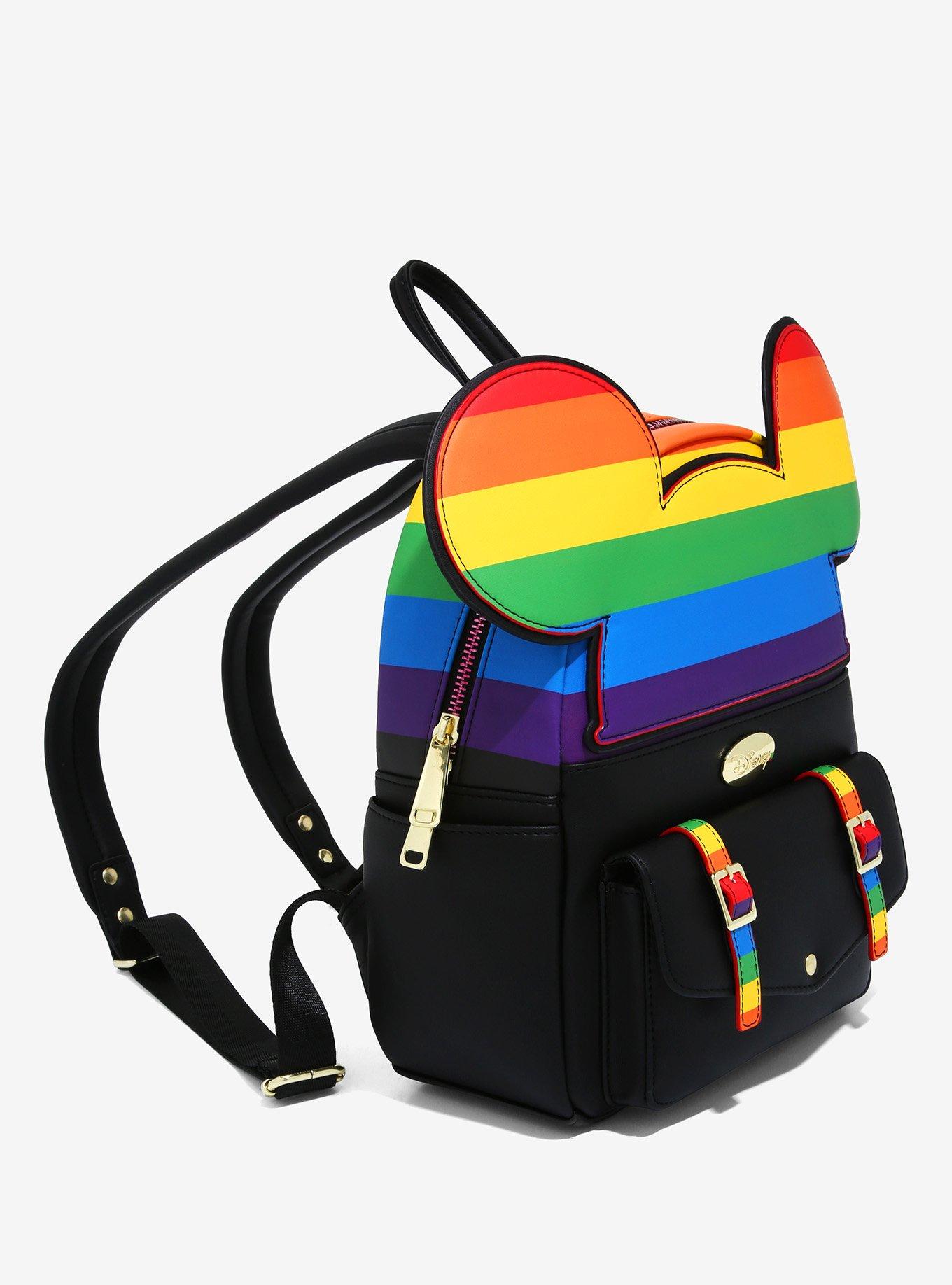 Disney Pride Rainbow Mickey Ears Mini Backpack - BoxLunch Exclusive, , alternate