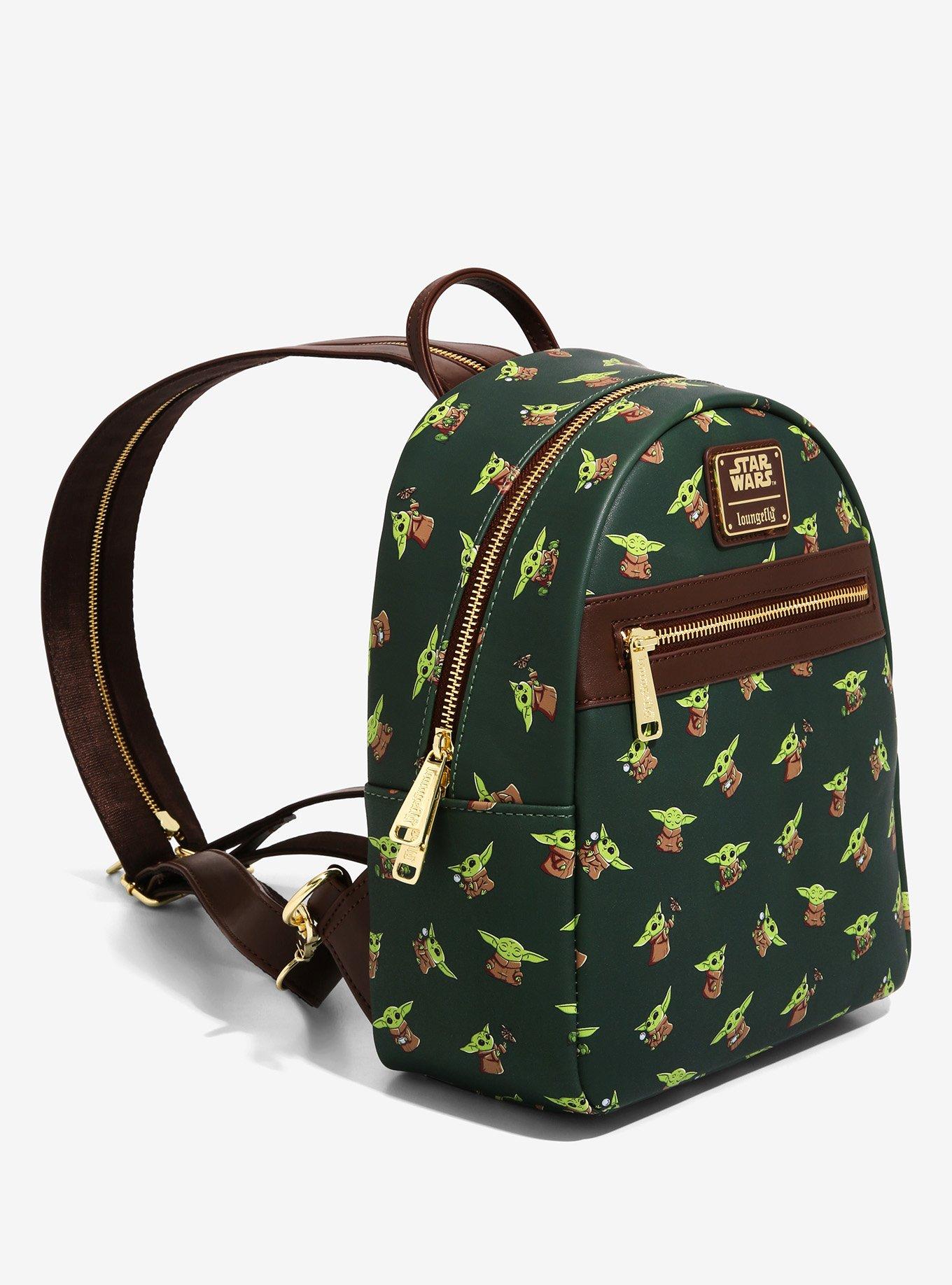 Loungefly Star Wars The Mandalorian The Child Chibi Print Mini Backpack - BoxLunch Exclusive, , alternate