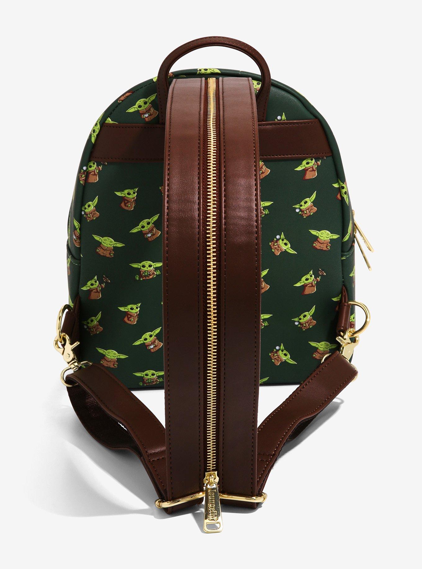 Loungefly Star Wars The Mandalorian The Child Chibi Print Mini Backpack - BoxLunch Exclusive, , alternate
