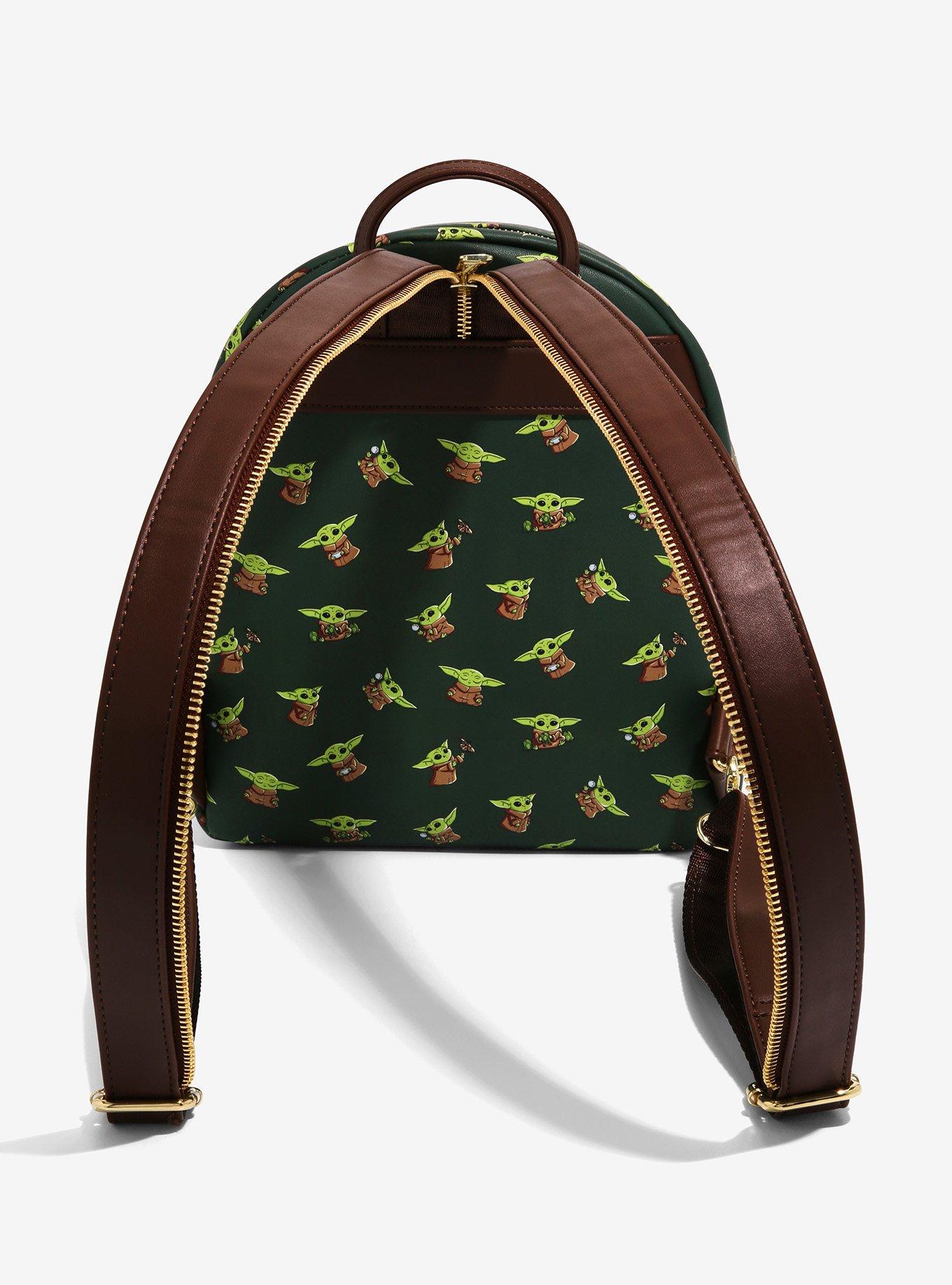 Loungefly Star Wars The Mandalorian The Child Chibi Print Mini Backpack - BoxLunch Exclusive, , alternate