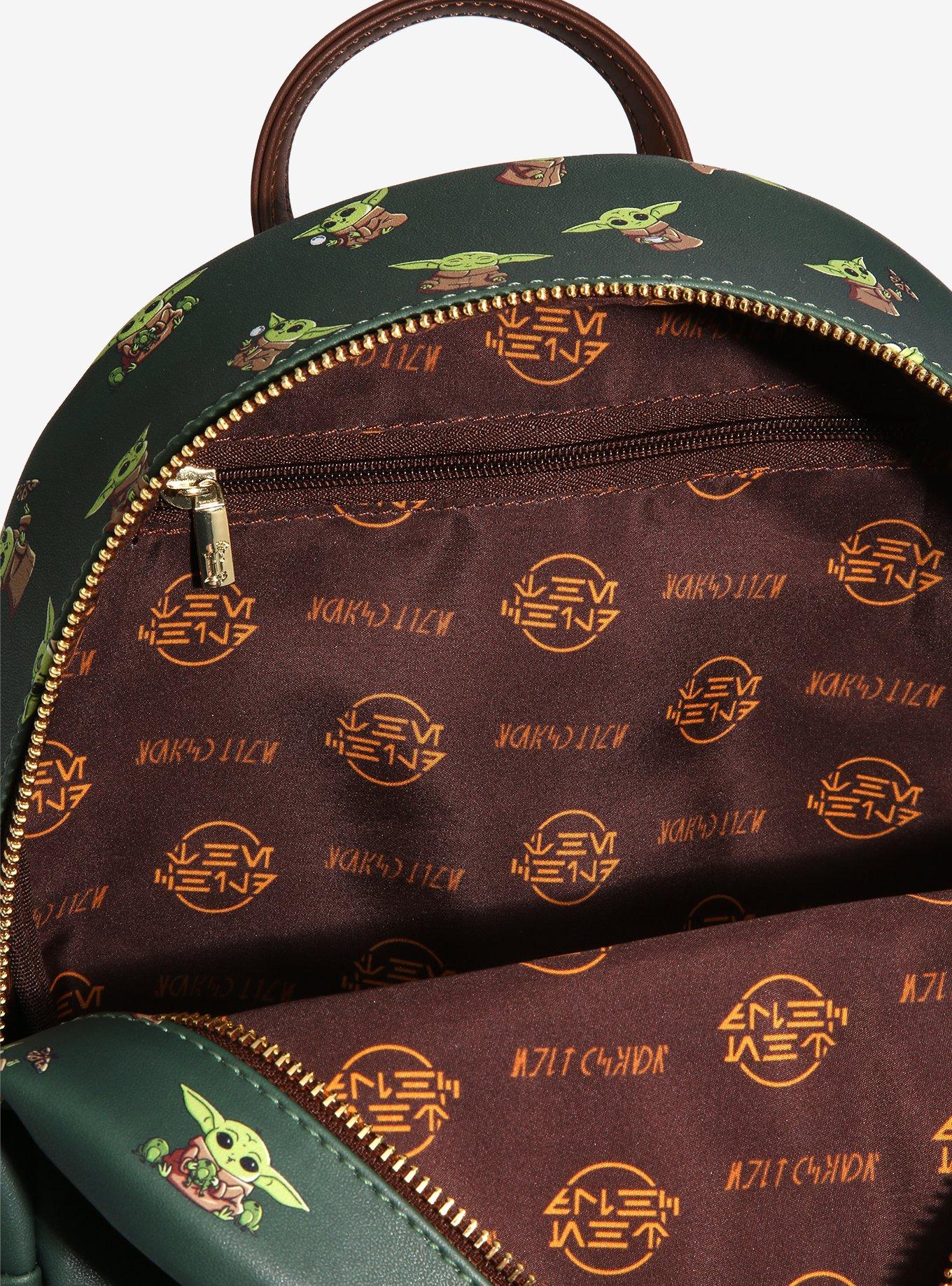 Loungefly Star Wars The Mandalorian The Child Chibi Print Mini Backpack - BoxLunch Exclusive, , alternate