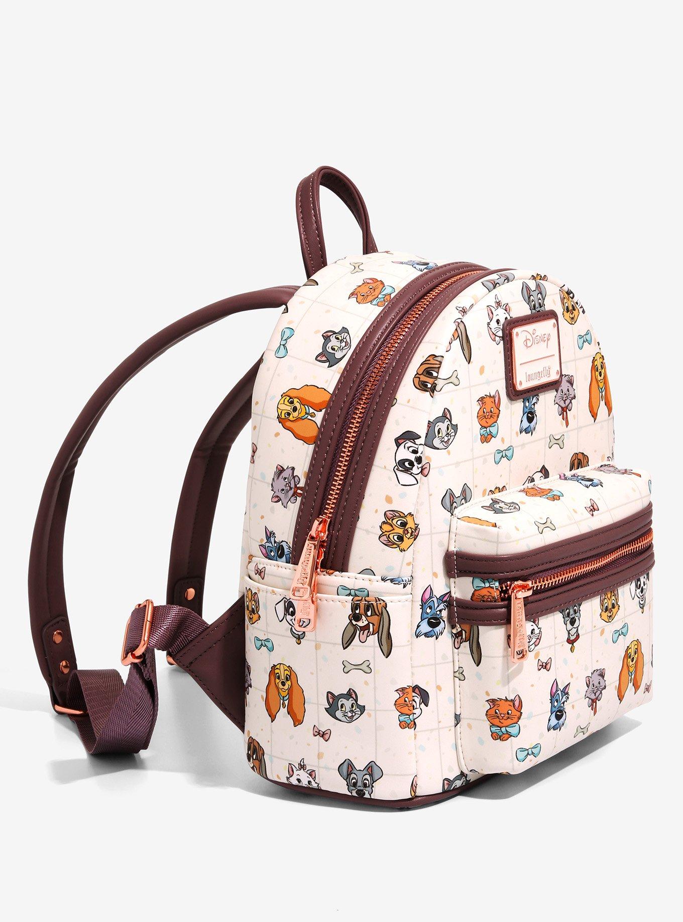 Loungefly Disney Pets Allover Print Mini Backpack - BoxLunch Exclusive, , alternate
