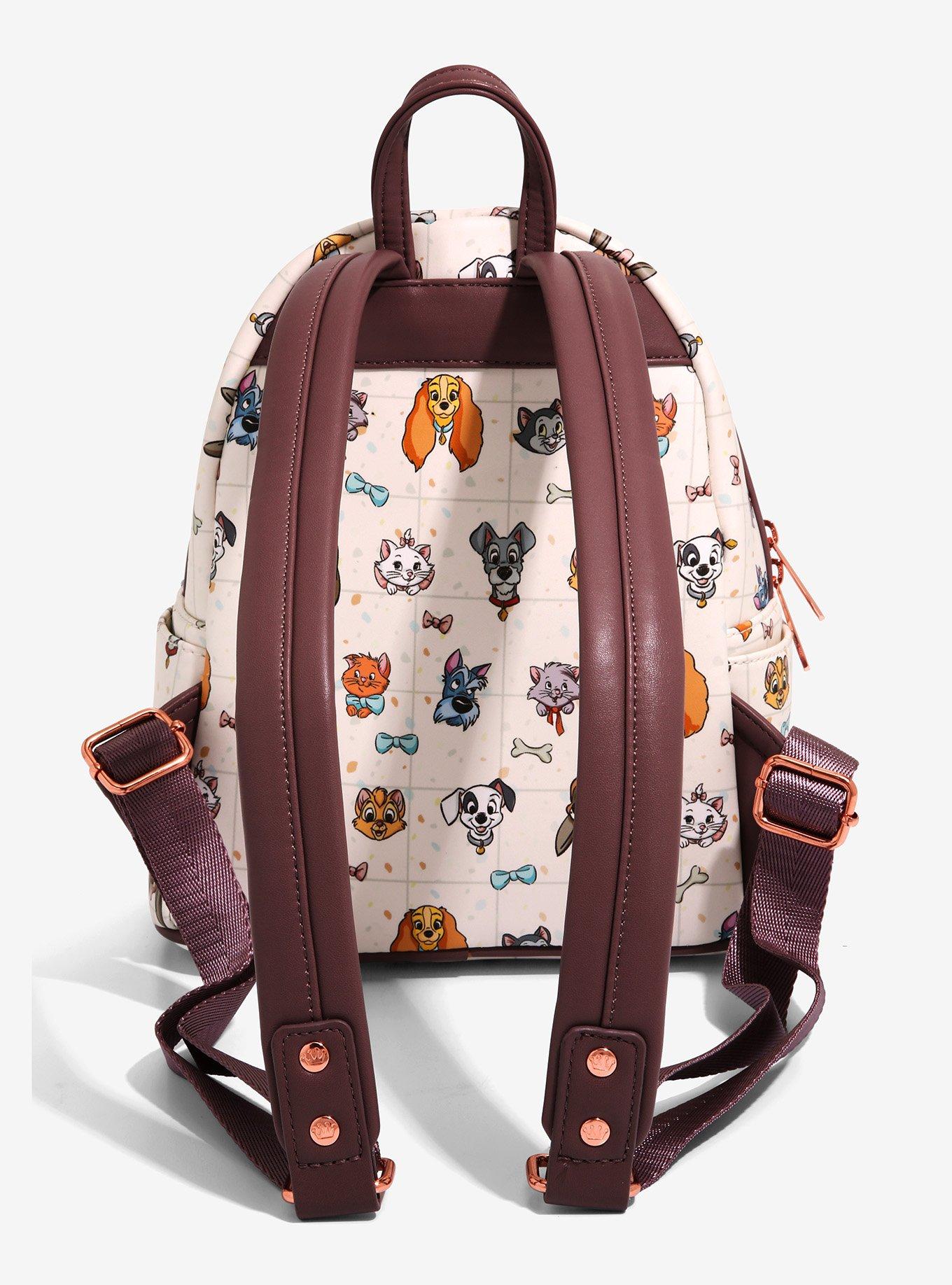 Loungefly Disney Pets Allover Print Mini Backpack - BoxLunch Exclusive, , alternate