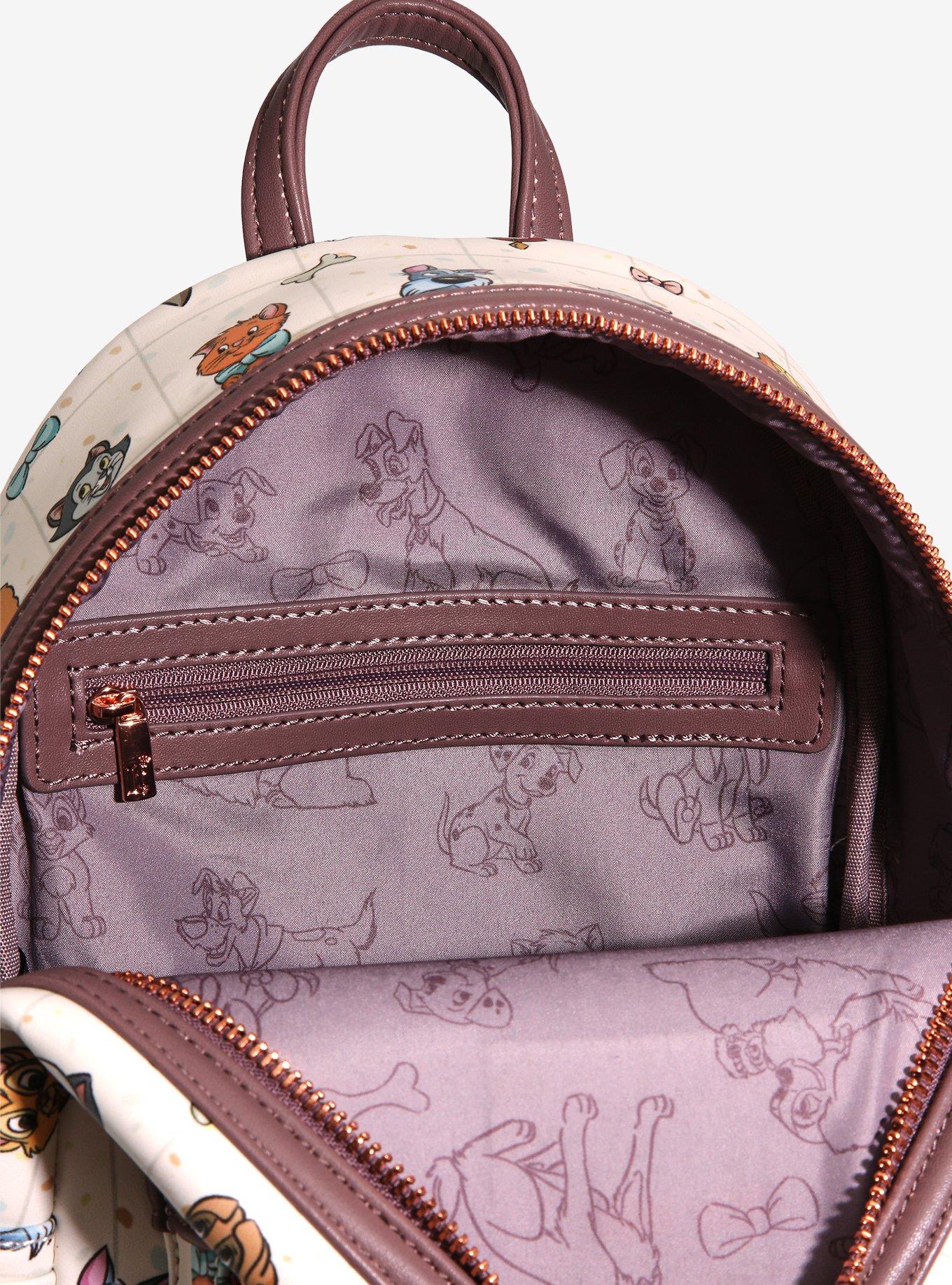 Loungefly Disney Pets Allover Print Mini Backpack - BoxLunch Exclusive, , alternate