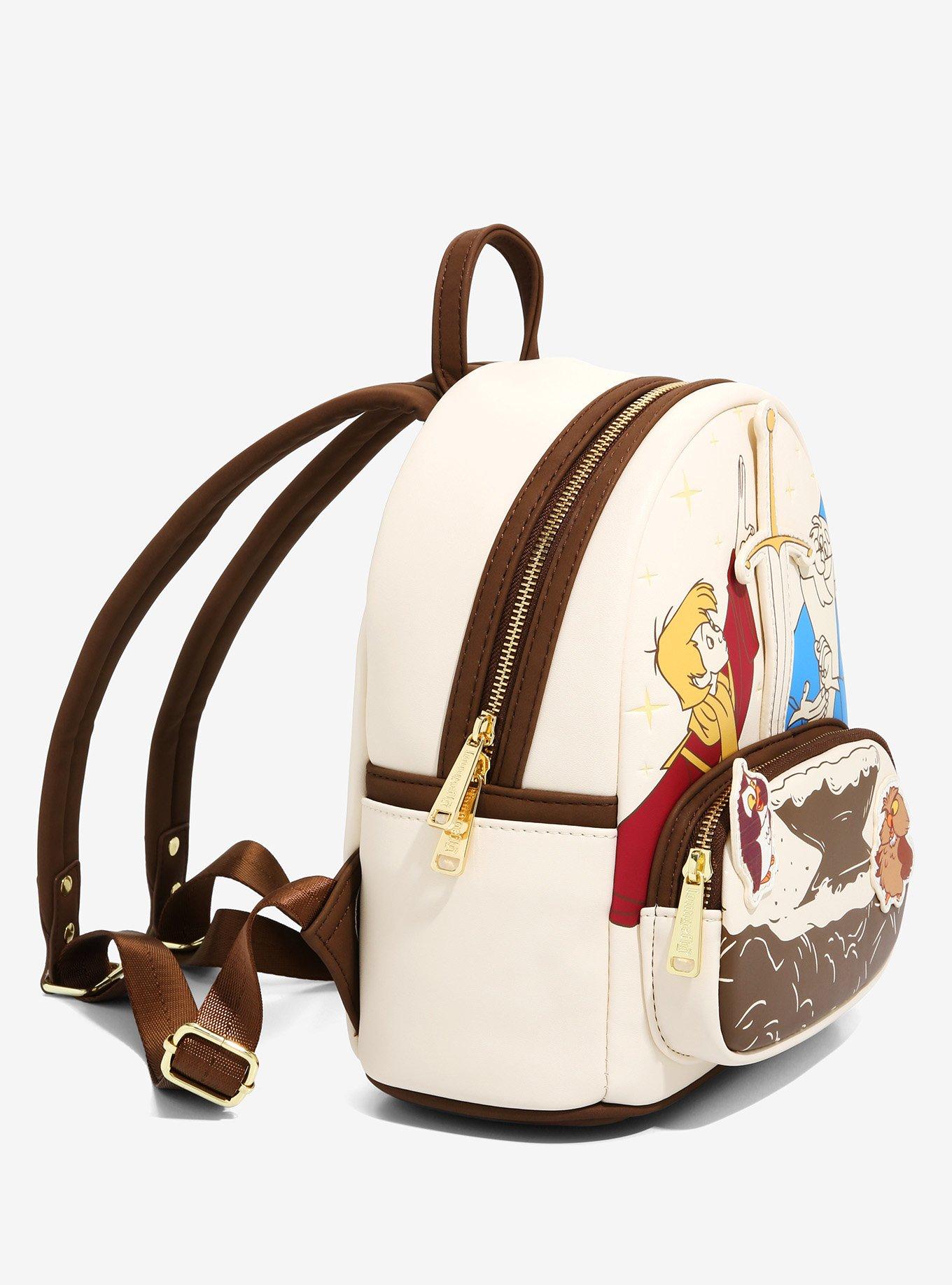Loungefly Disney The Sword in the Stone Arthur & Merlin Mini Backpack - BoxLunch Exclusive, , alternate