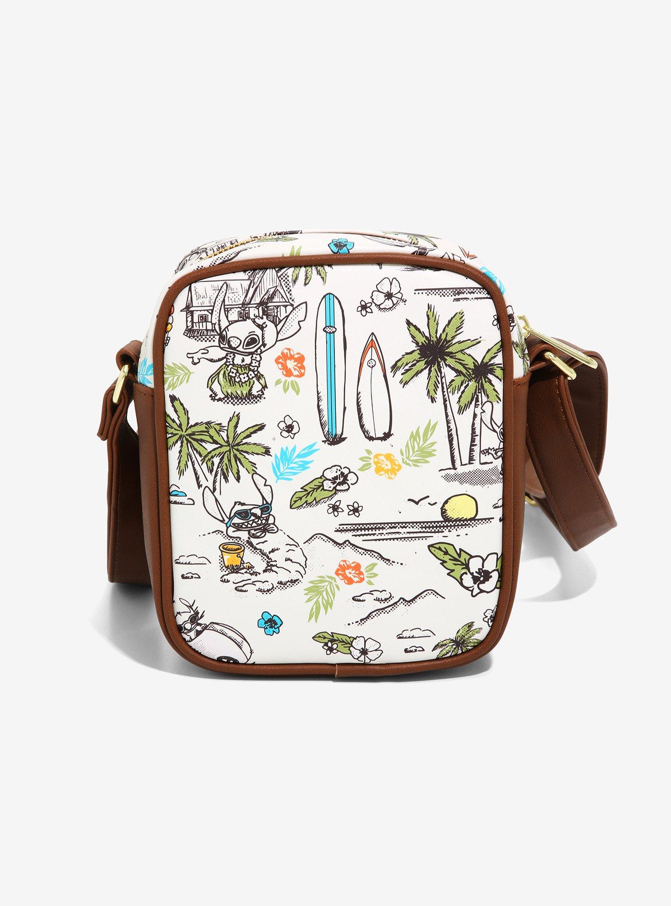 Loungefly Disney Lilo & Stitch Tropical Vacation Pin Collector Crossbody Bag - BoxLunch Exclusive, , alternate