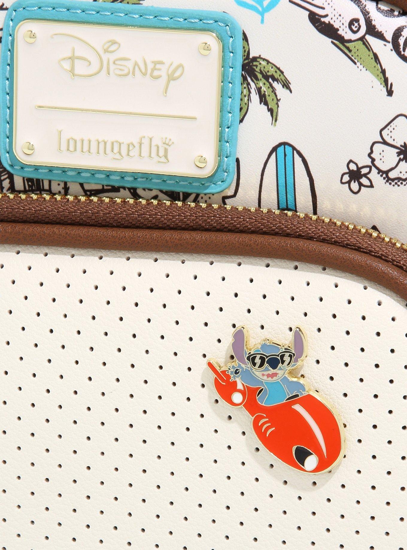 Loungefly Disney Lilo & Stitch Tropical Vacation Pin Collector Crossbody Bag - BoxLunch Exclusive, , alternate