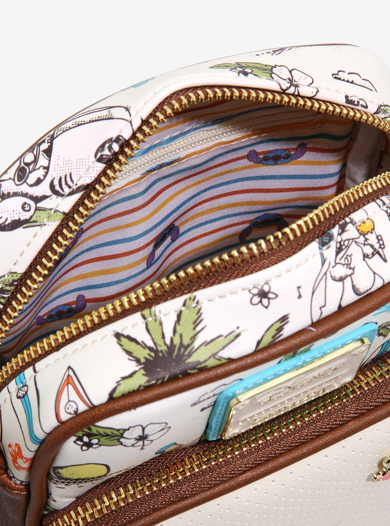 Loungefly Disney Lilo & Stitch Tropical Vacation Pin Collector Crossbody Bag - BoxLunch Exclusive, , alternate