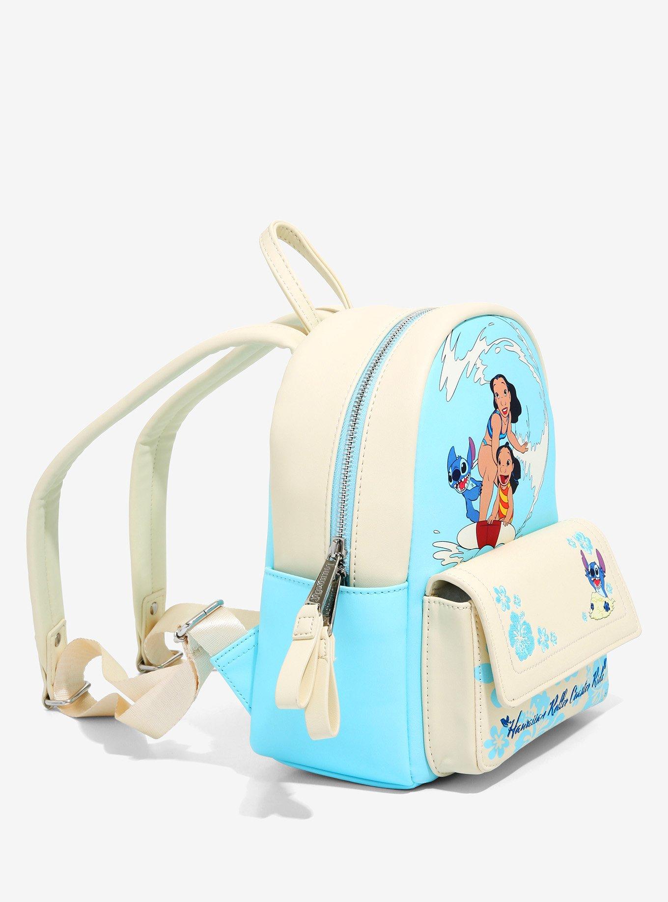 Loungefly Disney Lilo & Stitch Hawaiian Roller Coaster Ride Mini Backpack - BoxLunch Exclusive, , alternate