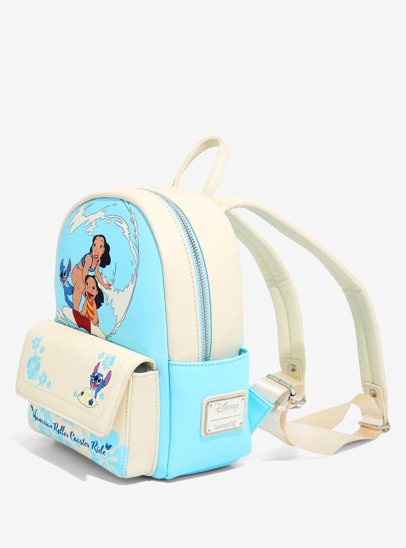 Loungefly Disney Lilo & Stitch Hawaiian Roller Coaster Ride Mini Backpack - BoxLunch Exclusive, , alternate