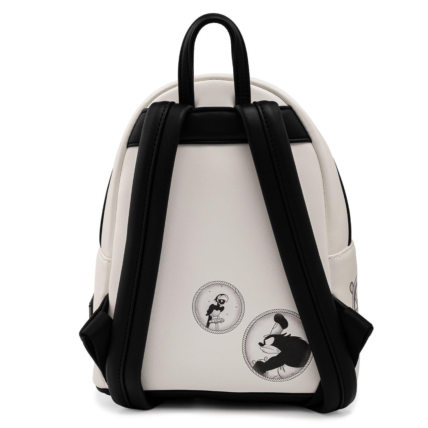 Loungefly Disney Parks Mini Backpack - Disney100 Steamboat Willie, Black,  White : : Clothing, Shoes & Accessories