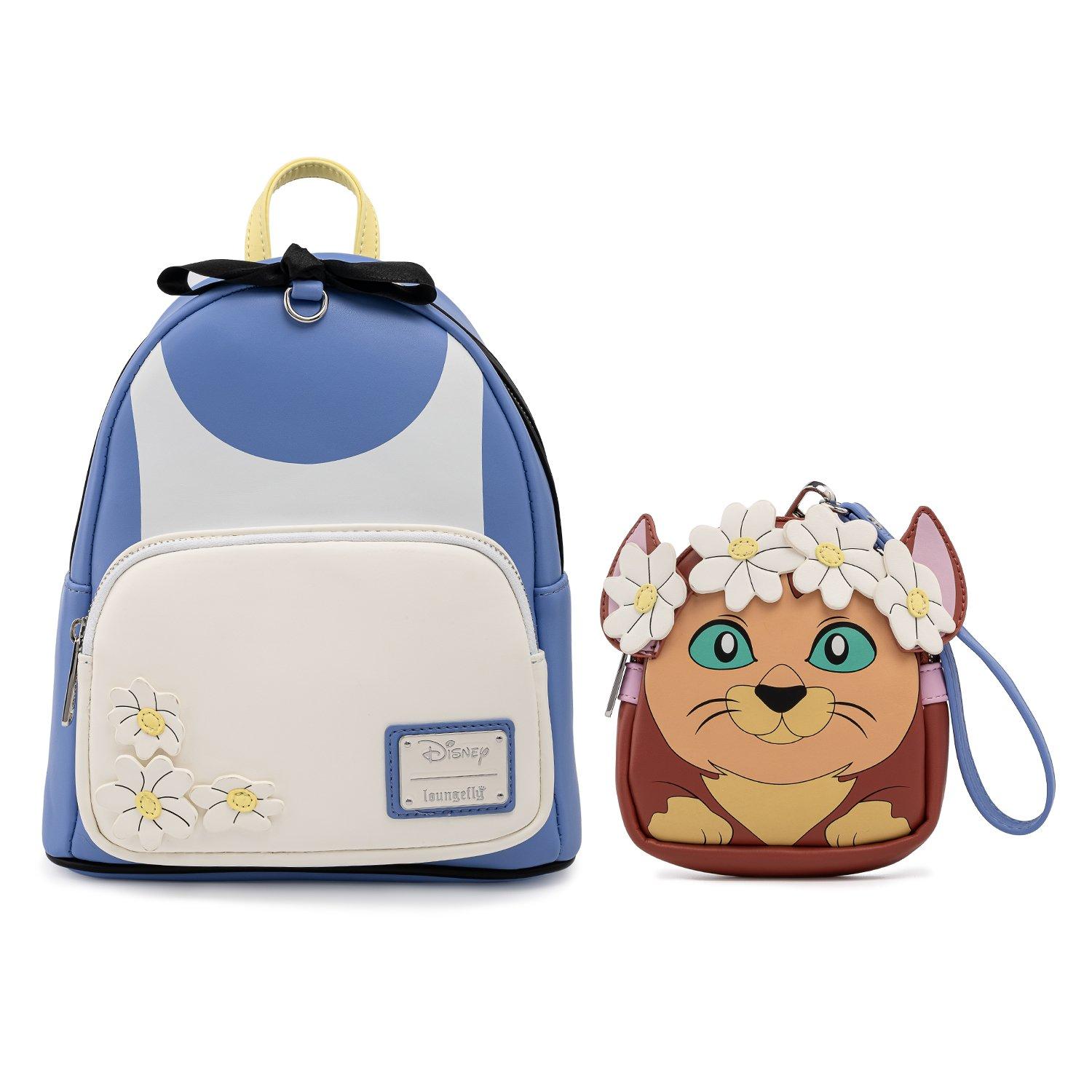 Loungefly Disney Alice In Wonderland Cosplay Mini Backpack With Dinah Wallet, , alternate