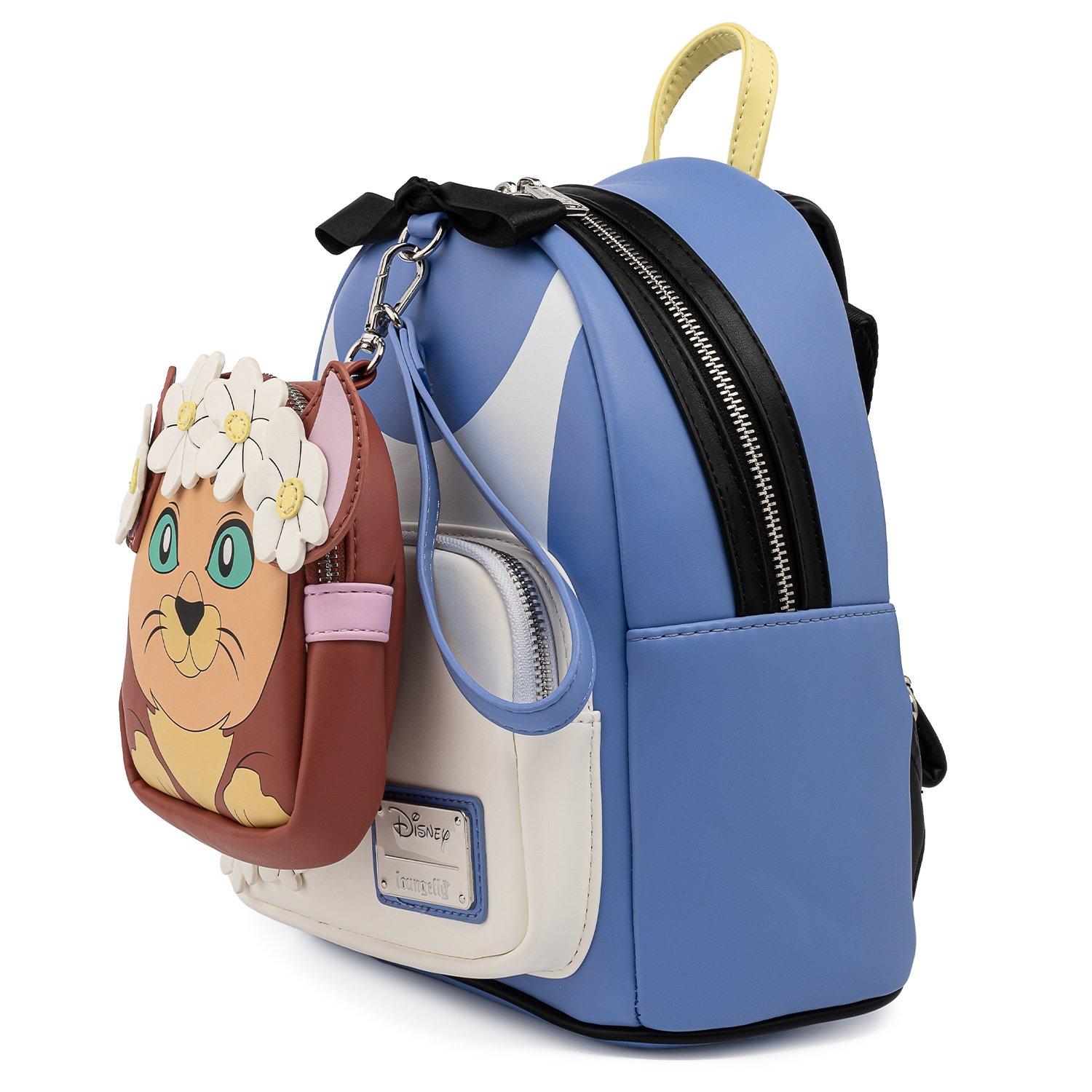 Loungefly Disney Alice In Wonderland Cosplay Mini Backpack With Dinah Wallet, , alternate
