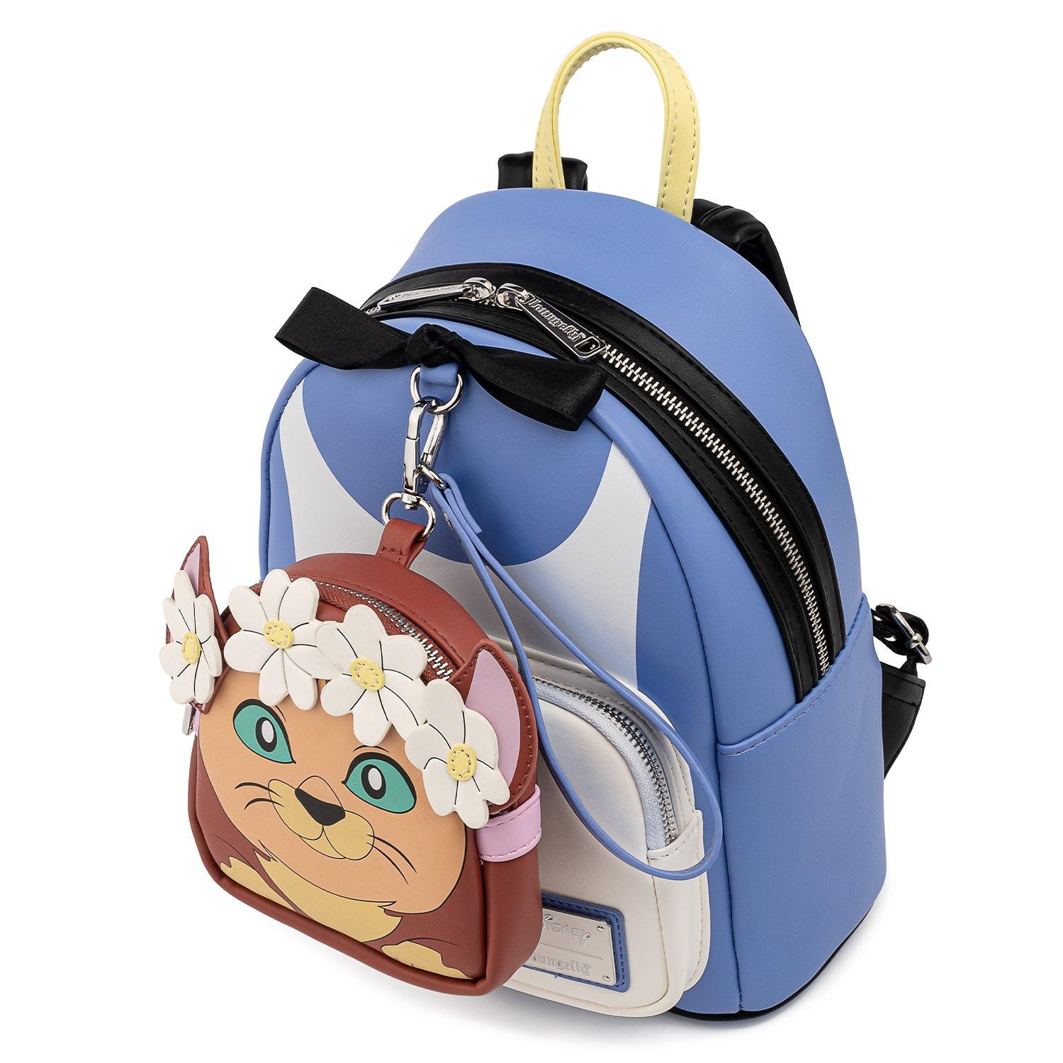 Loungefly Disney Alice In Wonderland Cosplay Mini Backpack With Dinah Wallet, , alternate