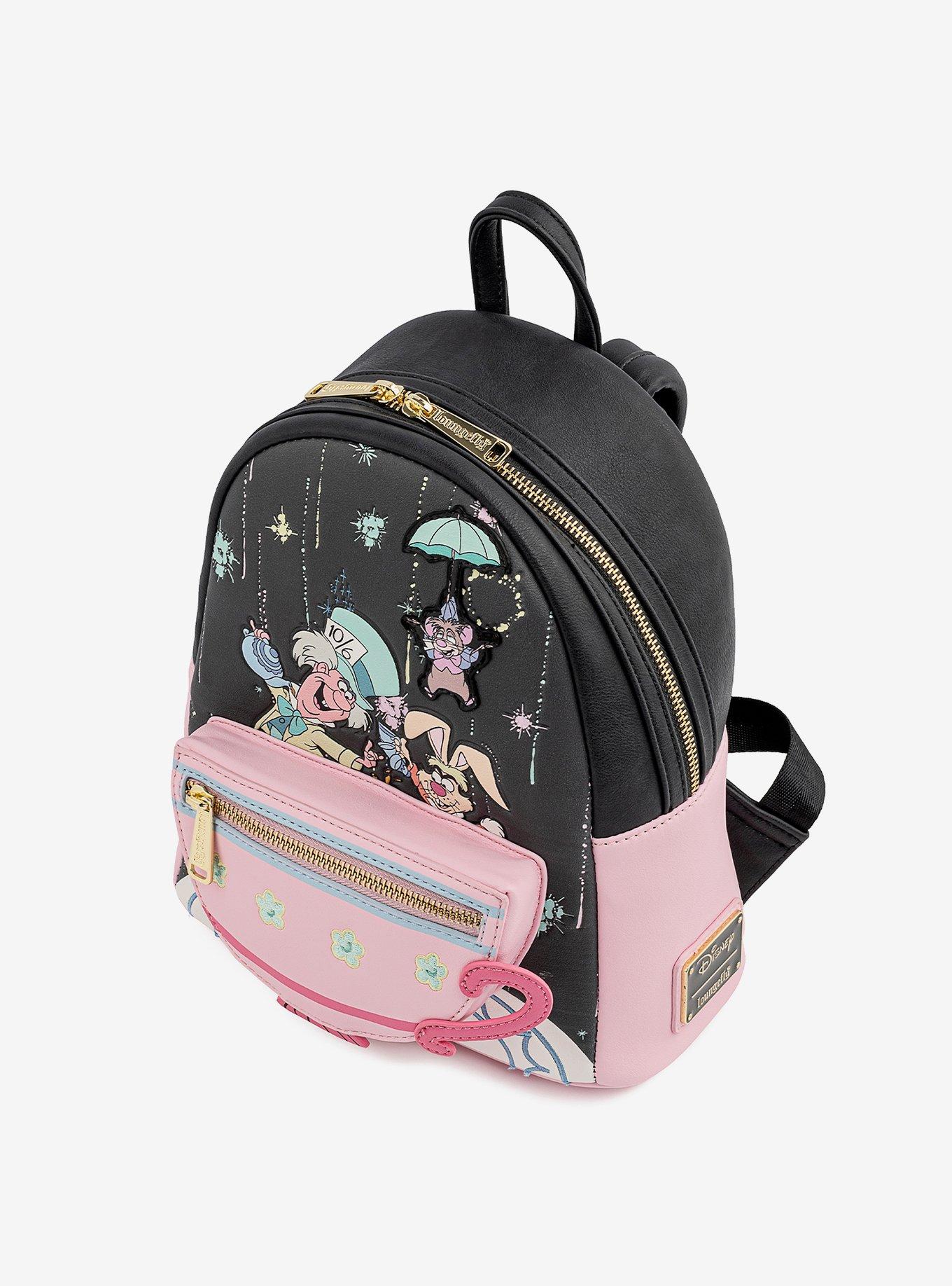 Loungefly Disney Alice In Wonderland Mad Tea Party Mini Backpack, , alternate