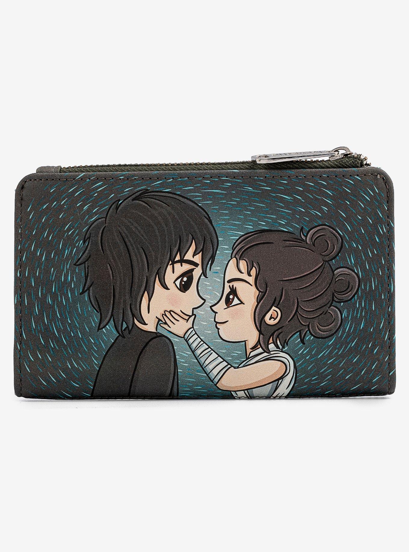 Loungefly Star Wars Kylo Ren & Rey Fight Scene Flap Wallet, , alternate