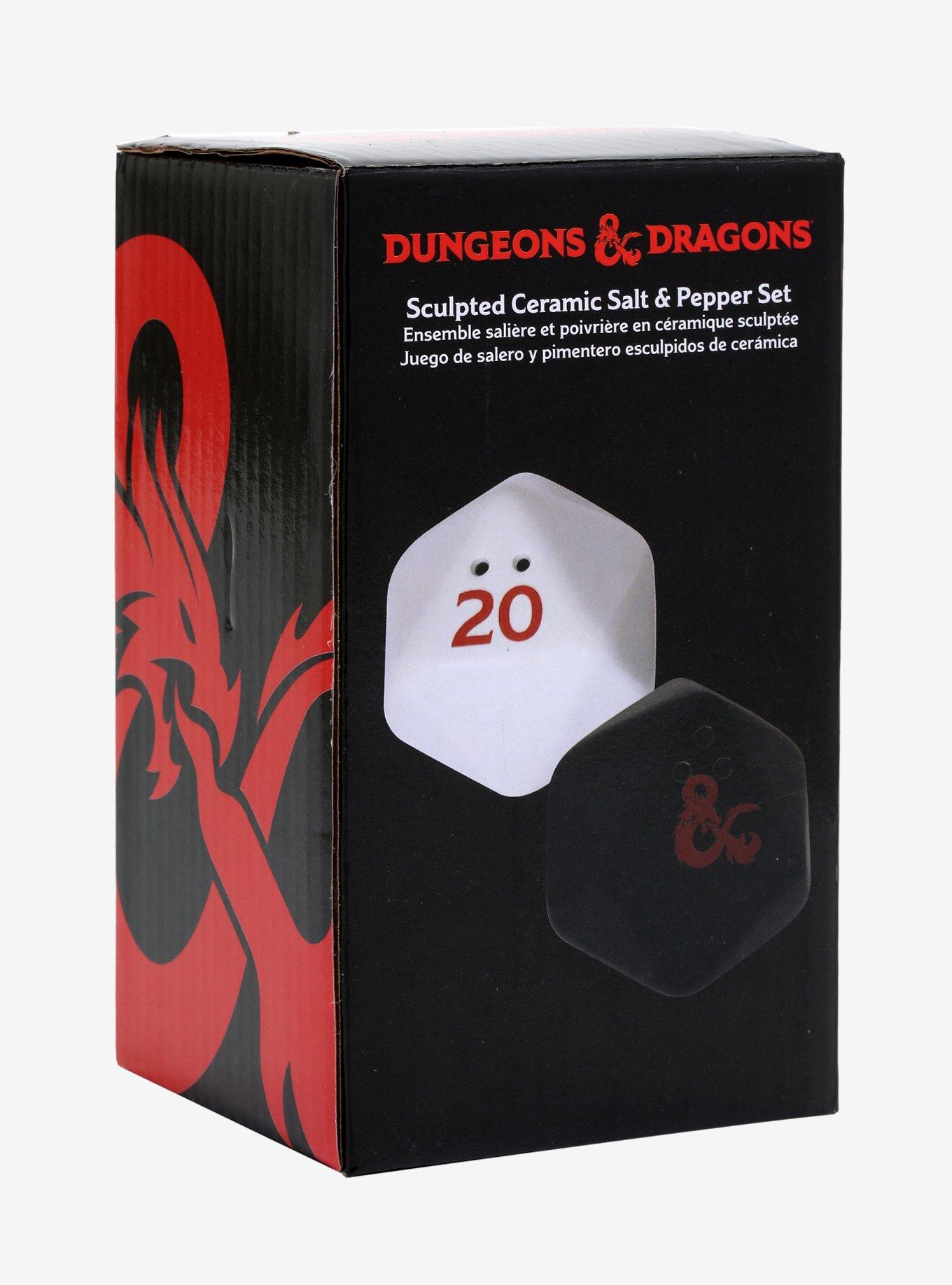 Dungeons & Dragons D20 Salt & Pepper Shaker Set, , alternate