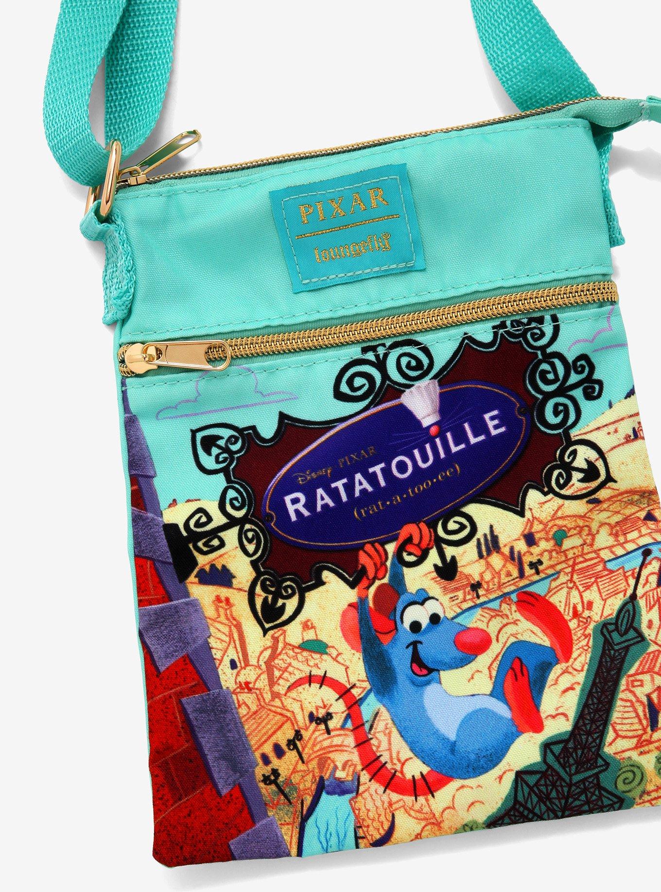 Loungefly Disney Ratatouille Paris Passport Crossbody Bag, , alternate