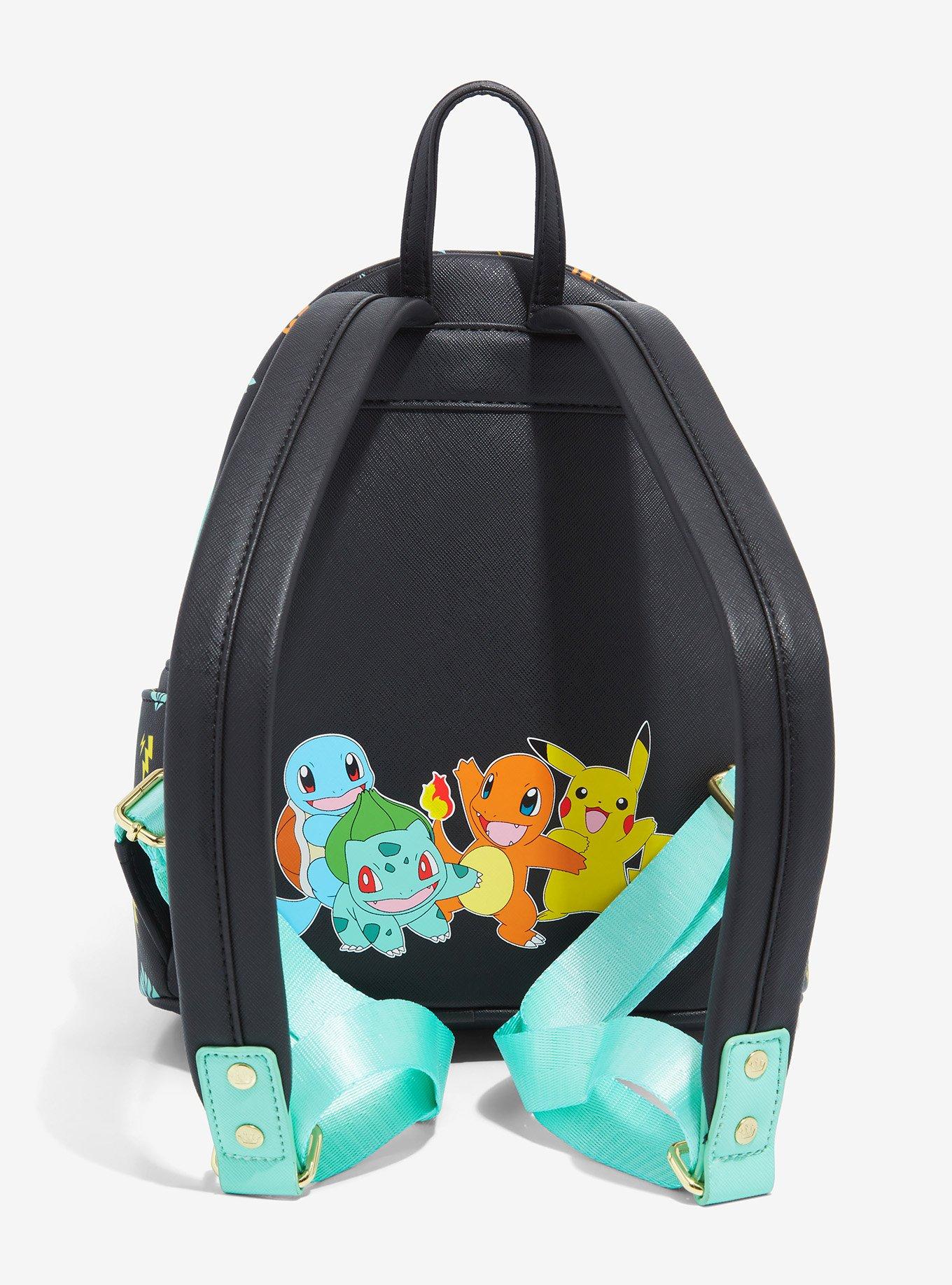 Loungefly Pokemon Starters Mini Backpack Summer Convention Exclusive, , alternate