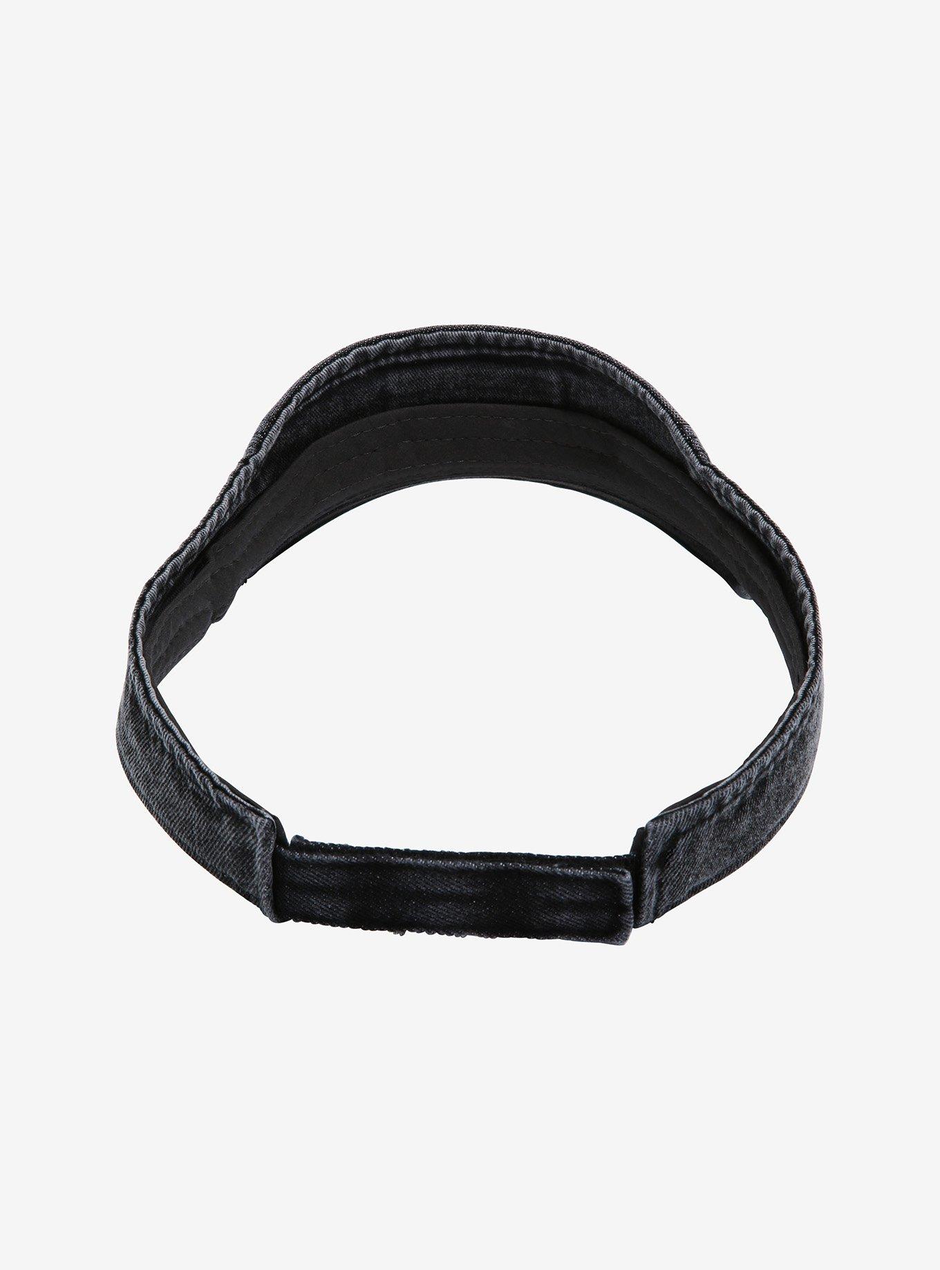 Rainbow Pride Grey Wash Denim Visor, , alternate