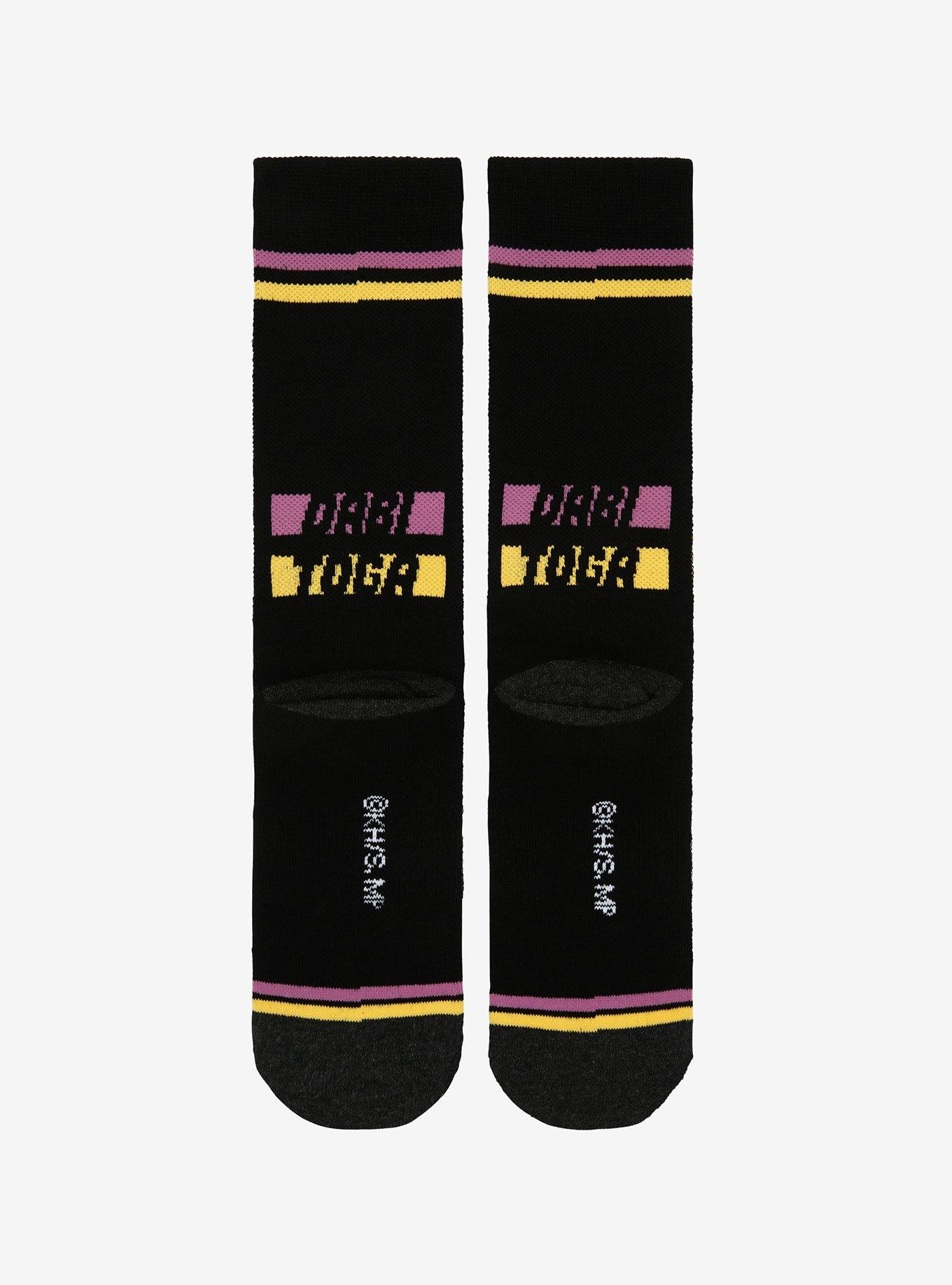 My Hero Academia Dabi & Toga League Of Villains Crew Socks, , alternate