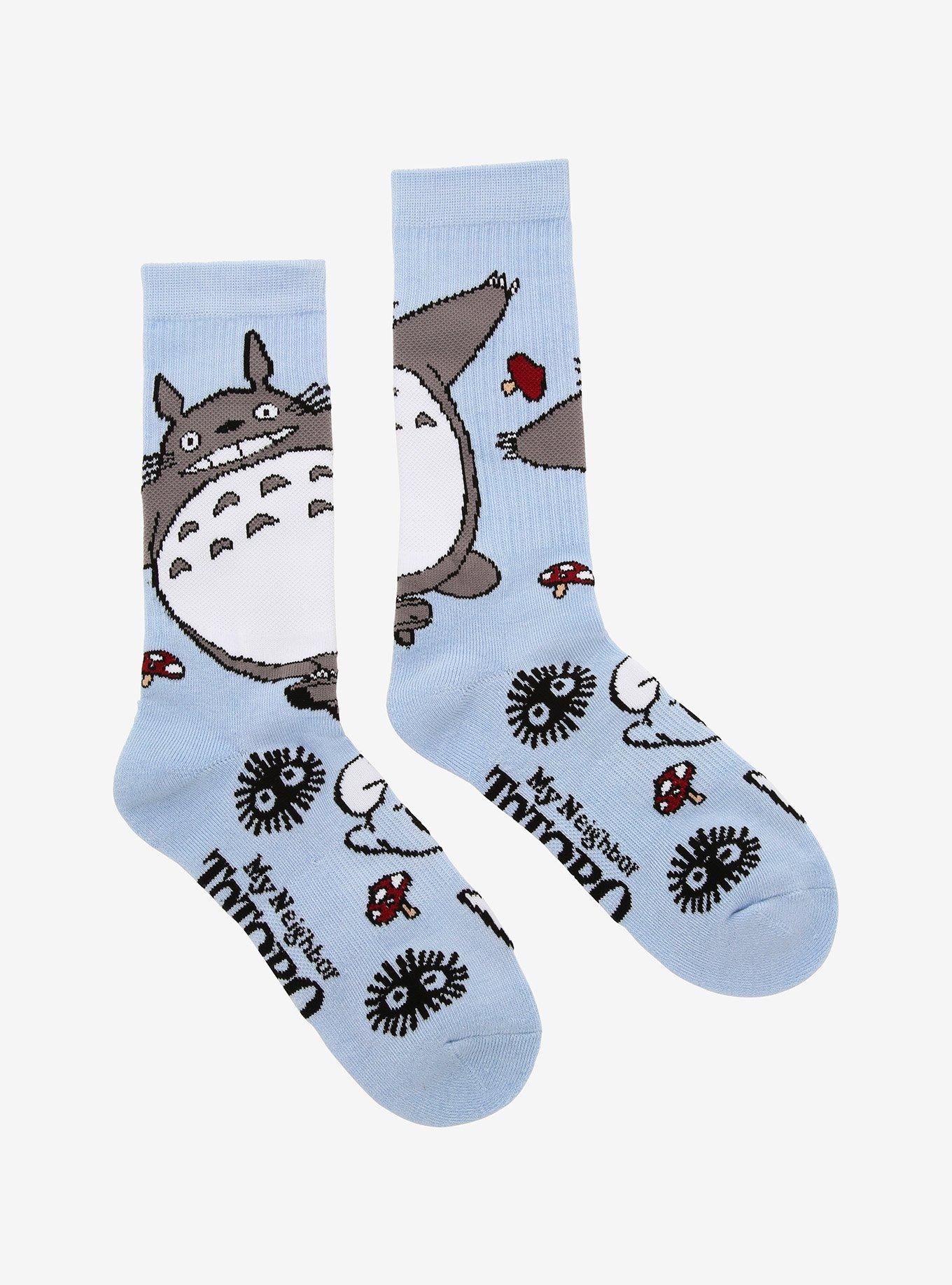 Studio Ghibli My Neighbor Totoro Flying Crew Socks, , alternate