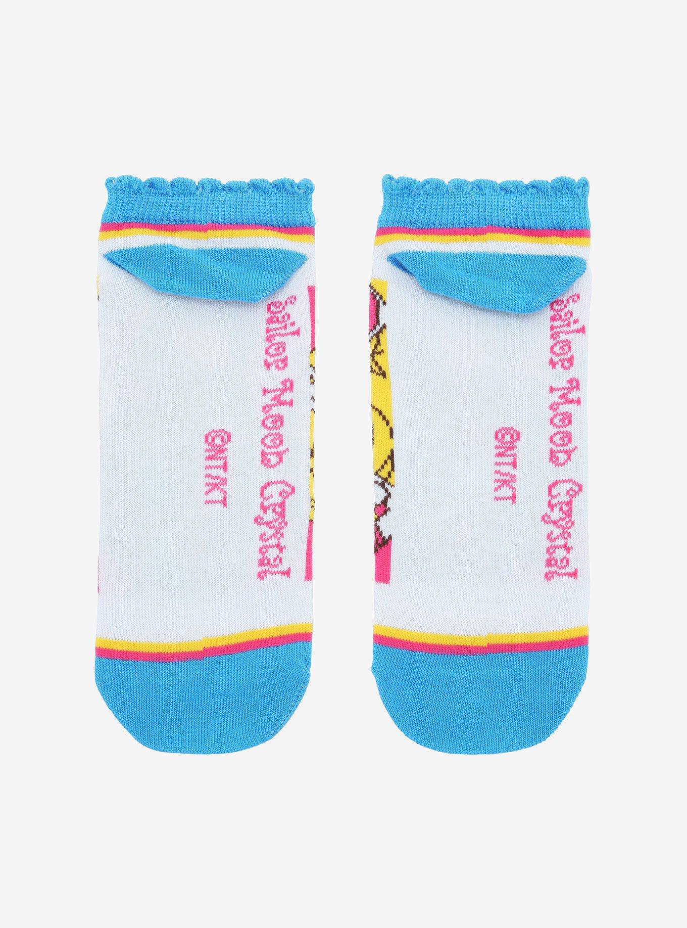 Sailor Moon Crystal Chibi Sailor Moon No-Show Socks, , alternate