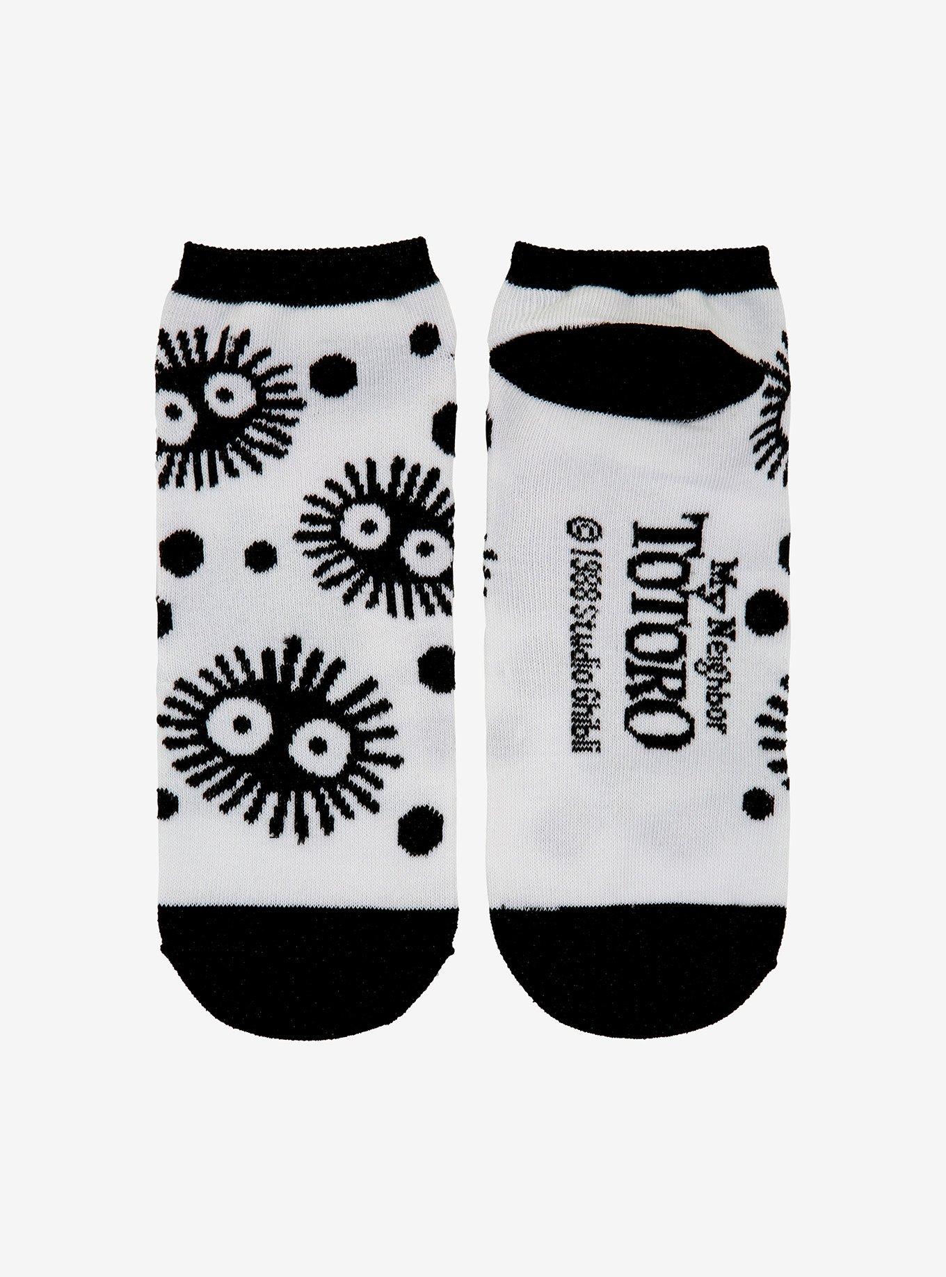 Studio Ghibli My Neighbor Totoro Soot Sprites No-Show Socks, , alternate