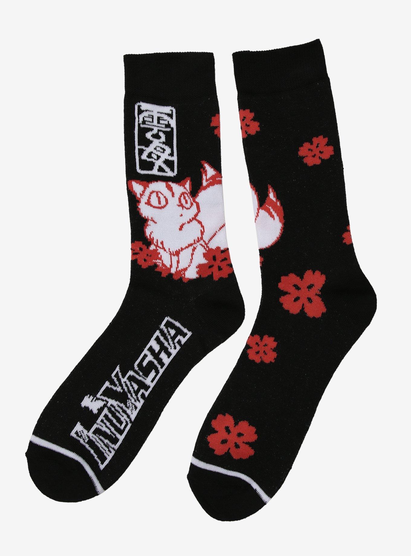 InuYasha Japanese Kirara Crew Socks, , alternate