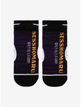 InuYasha Sesshomaru Purple No-Show Socks, , alternate