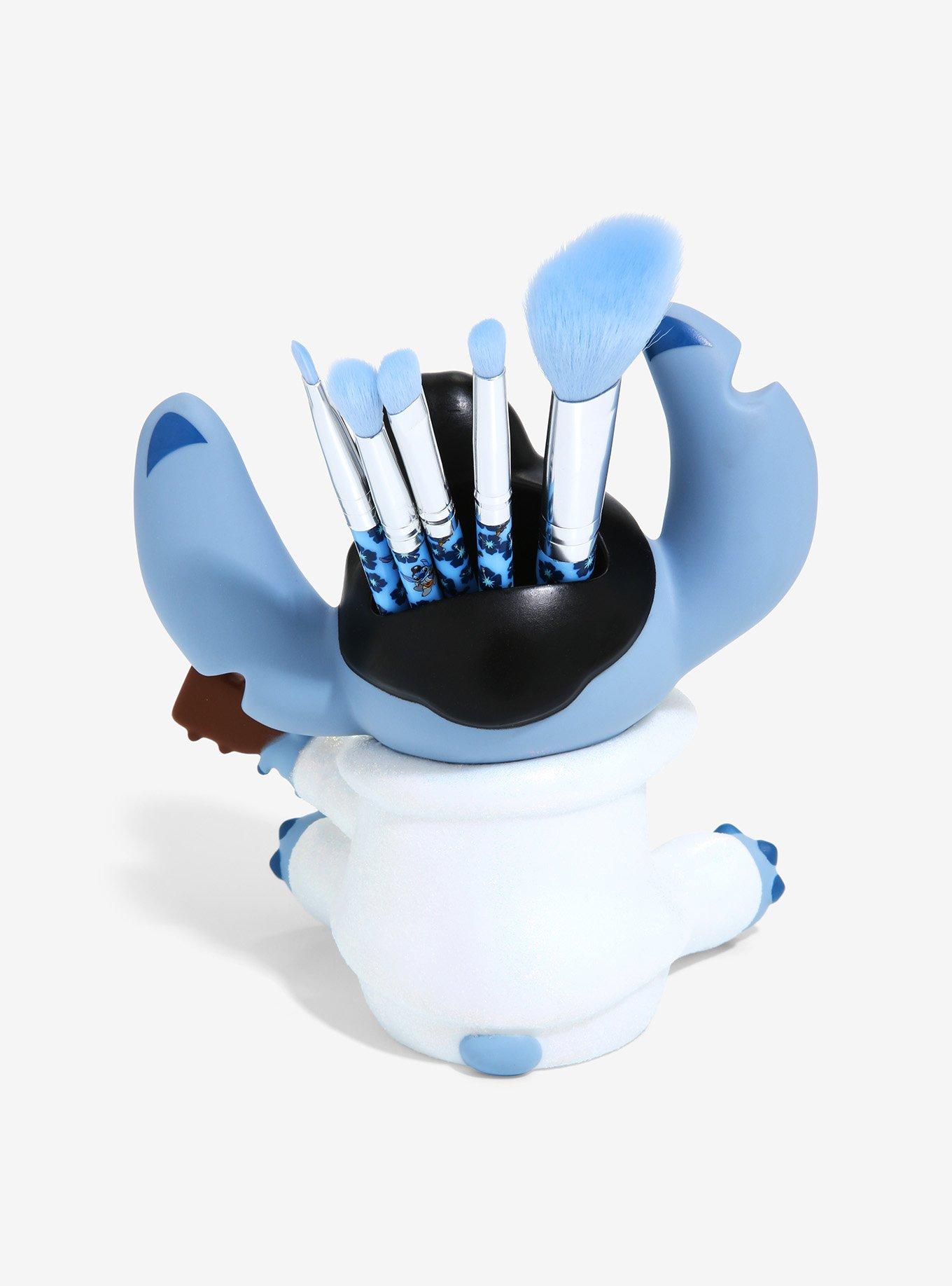 Loungefly Disney Lilo & Stitch Glitter Elvis Stitch Makeup Brush Set, , alternate