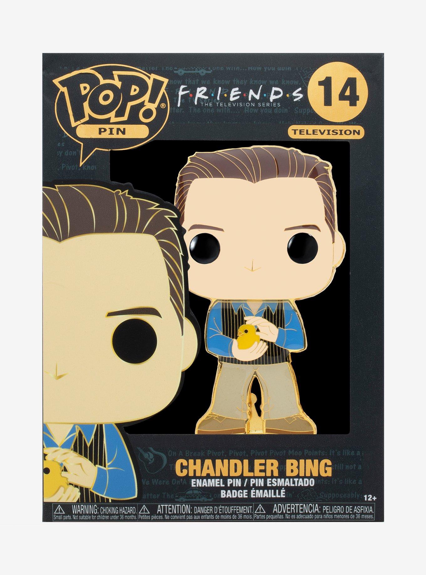 Funko Pop! Television Friends Chandler Bing Large Enamel Pin, , alternate