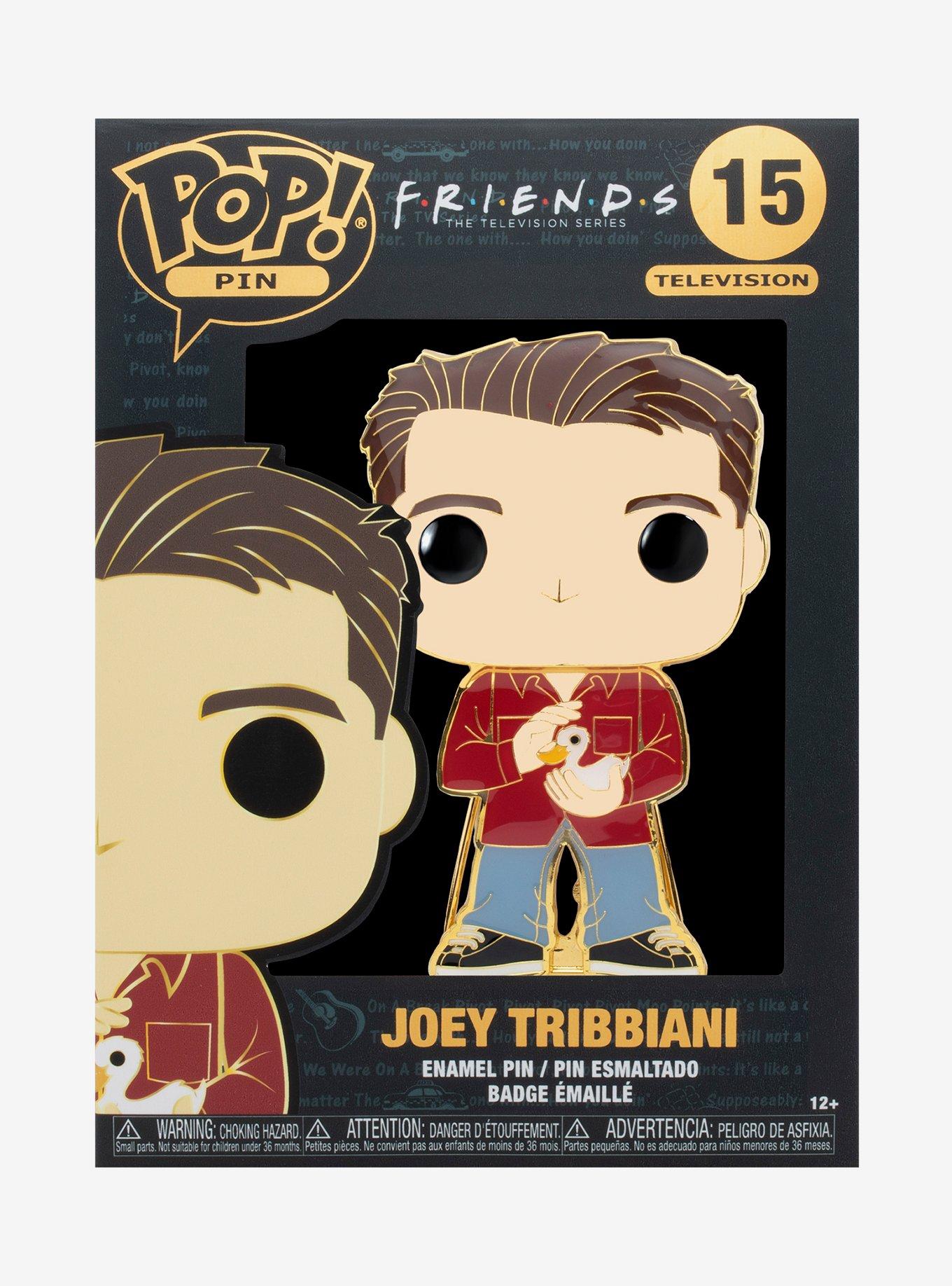Funko Pop! Television Friends Joey Tribbiani Large Enamel Pin, , alternate